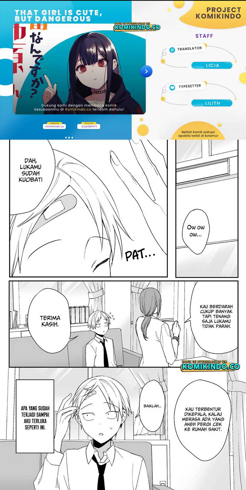 Baca Komik That girl is cute… but dangerous? Chapter 07 Gambar 1