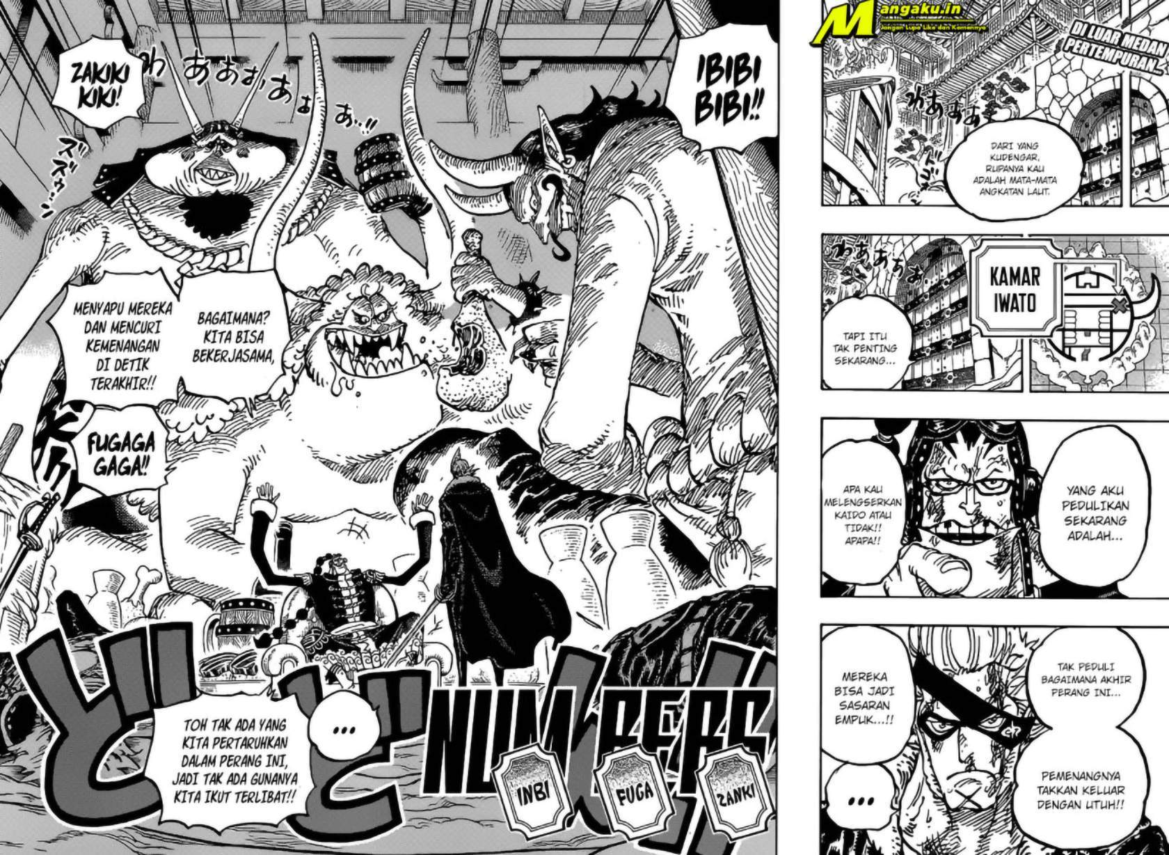 One Piece Chapter 1030 HD Gambar 3