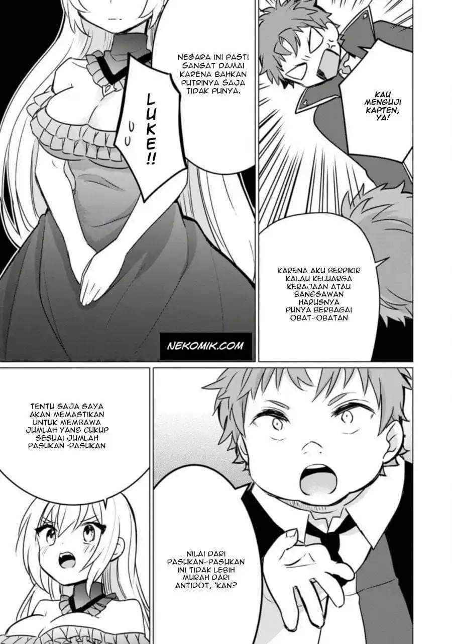 Tensei Saki ga Zannen Ouji Datta Ken: Ima wa Fukkin 1-kai mo Dekinai kedo Yasete Isekai Sukuimasu Chapter 4 Gambar 8
