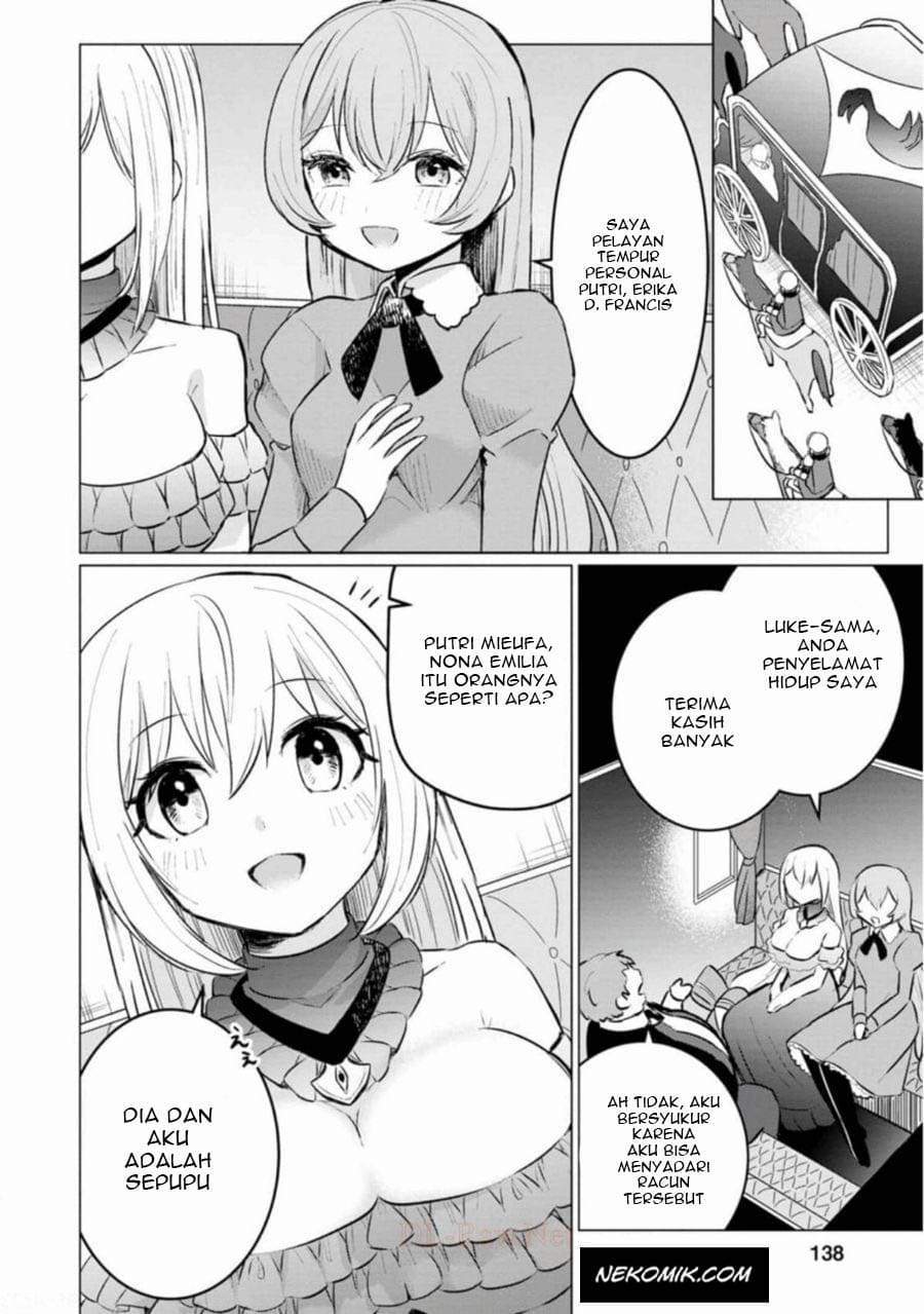 Tensei Saki ga Zannen Ouji Datta Ken: Ima wa Fukkin 1-kai mo Dekinai kedo Yasete Isekai Sukuimasu Chapter 5 Gambar 11