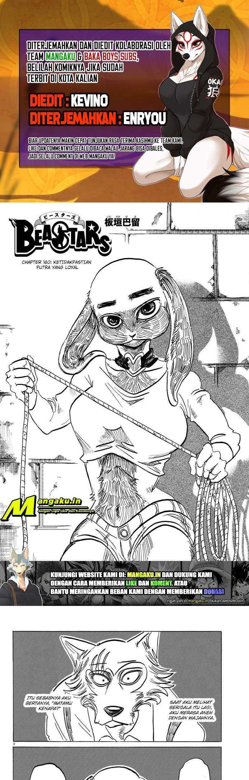 Baca Komik Beastars Chapter 160 Gambar 1