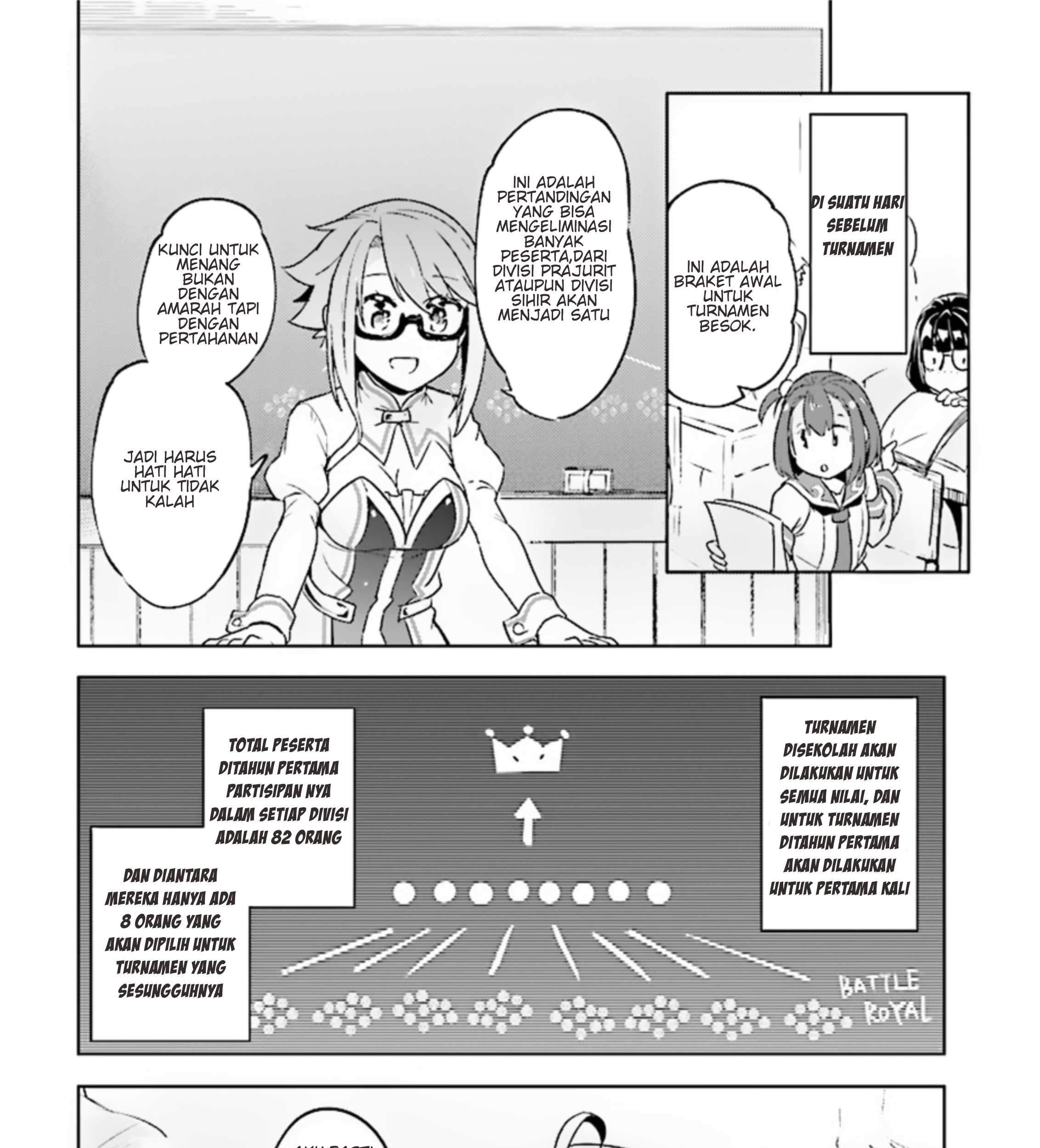 Kenshi o Mezashite Nyugaku Shitanoni Maho Tekisei 9999 Nandesukedo!? Chapter 08 Gambar 25