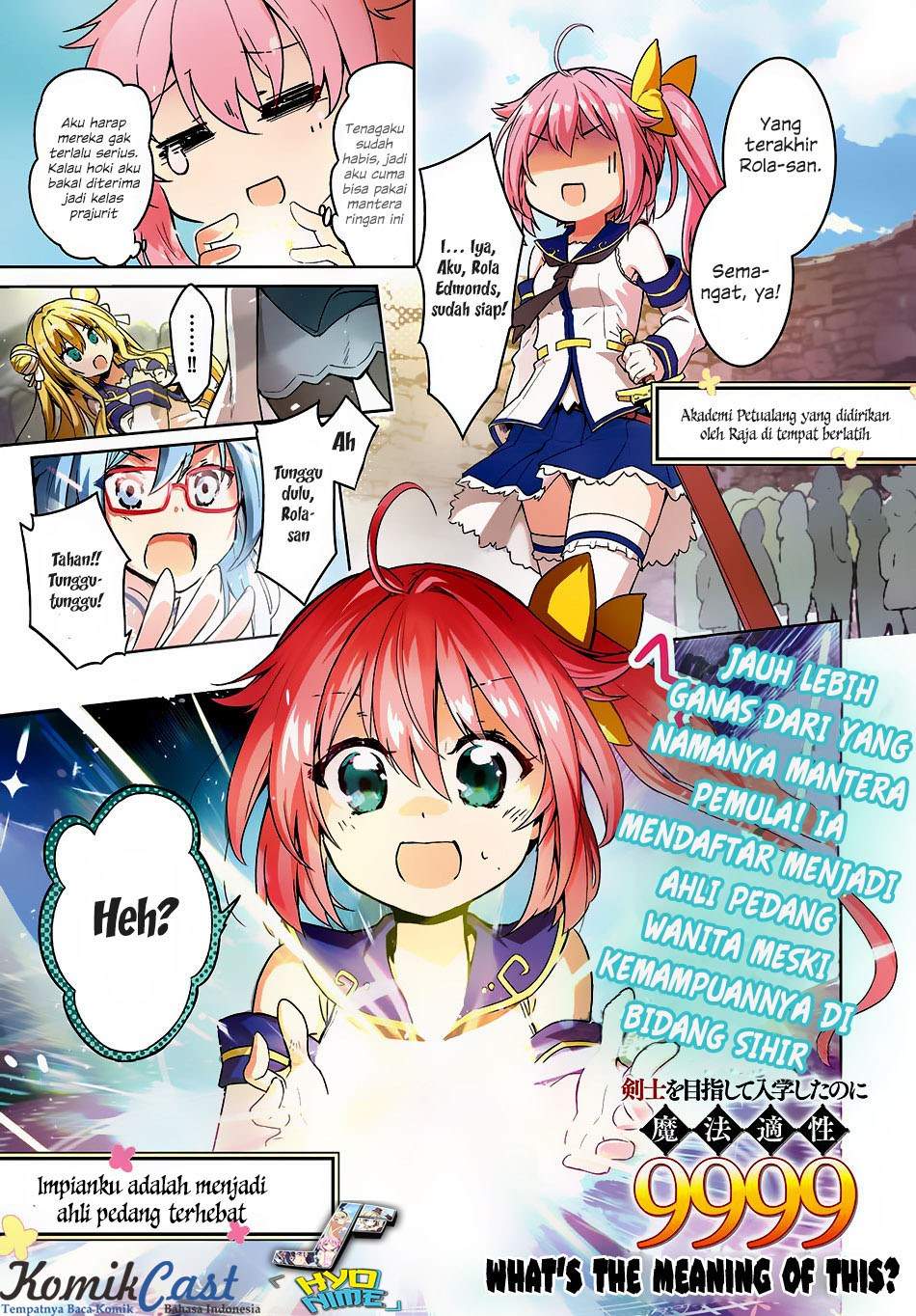 Baca Komik Kenshi o Mezashite Nyugaku Shitanoni Maho Tekisei 9999 Nandesukedo!? Chapter 01 Gambar 1