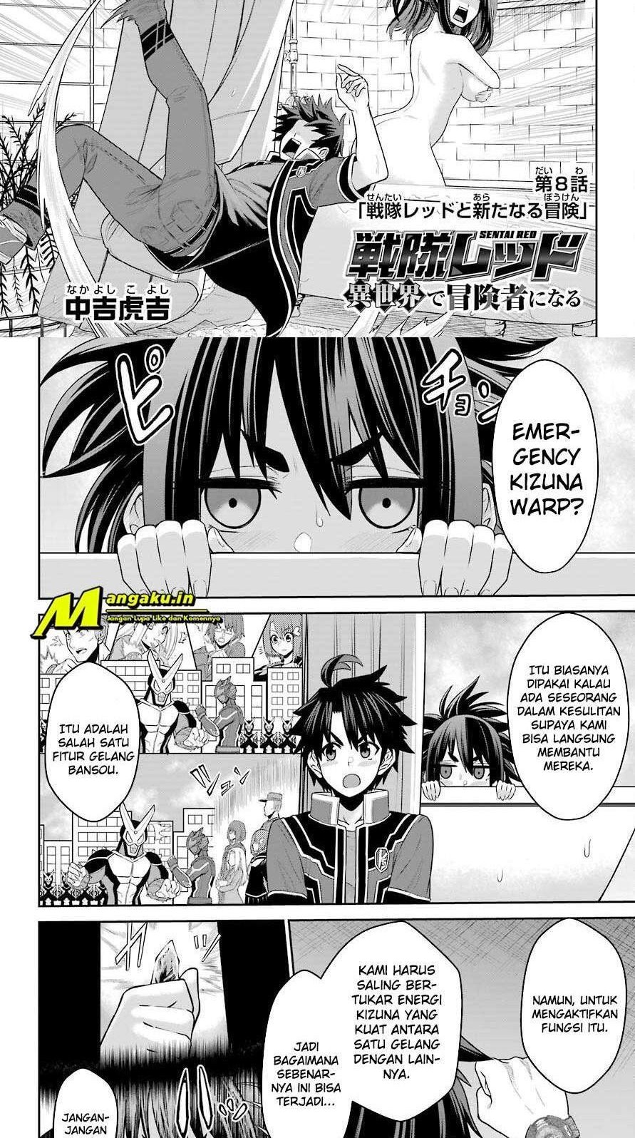 The Red Ranger Becomes an Adventurer in Another World Chapter 8.1 Gambar 4