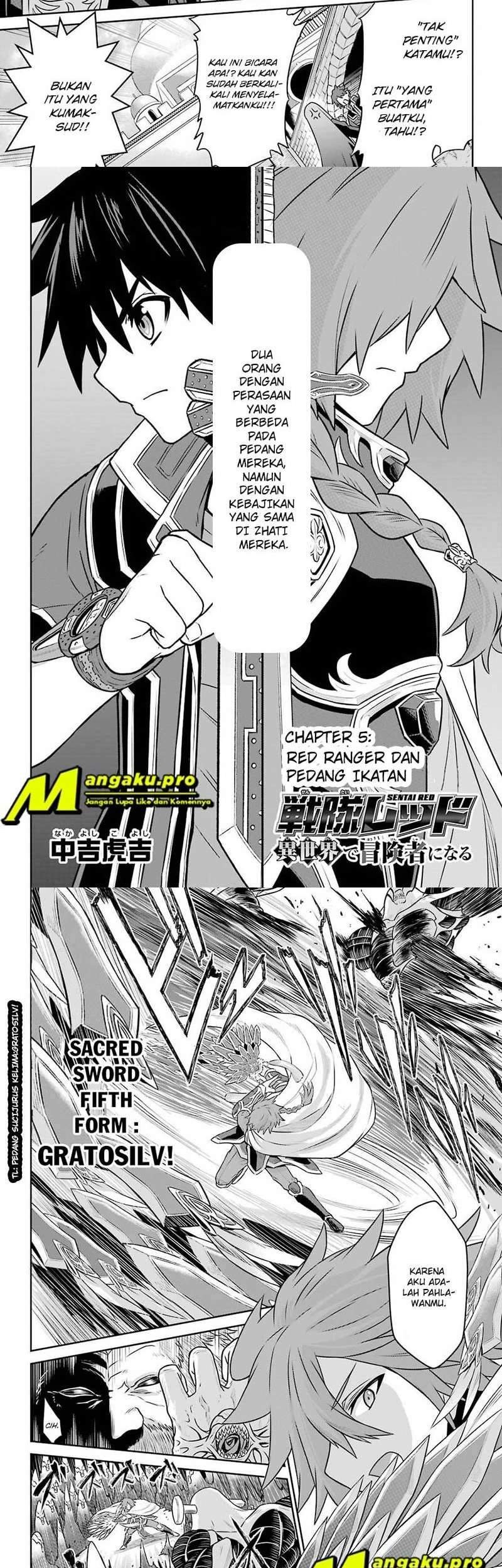 The Red Ranger Becomes an Adventurer in Another World Chapter 5.1 Gambar 3