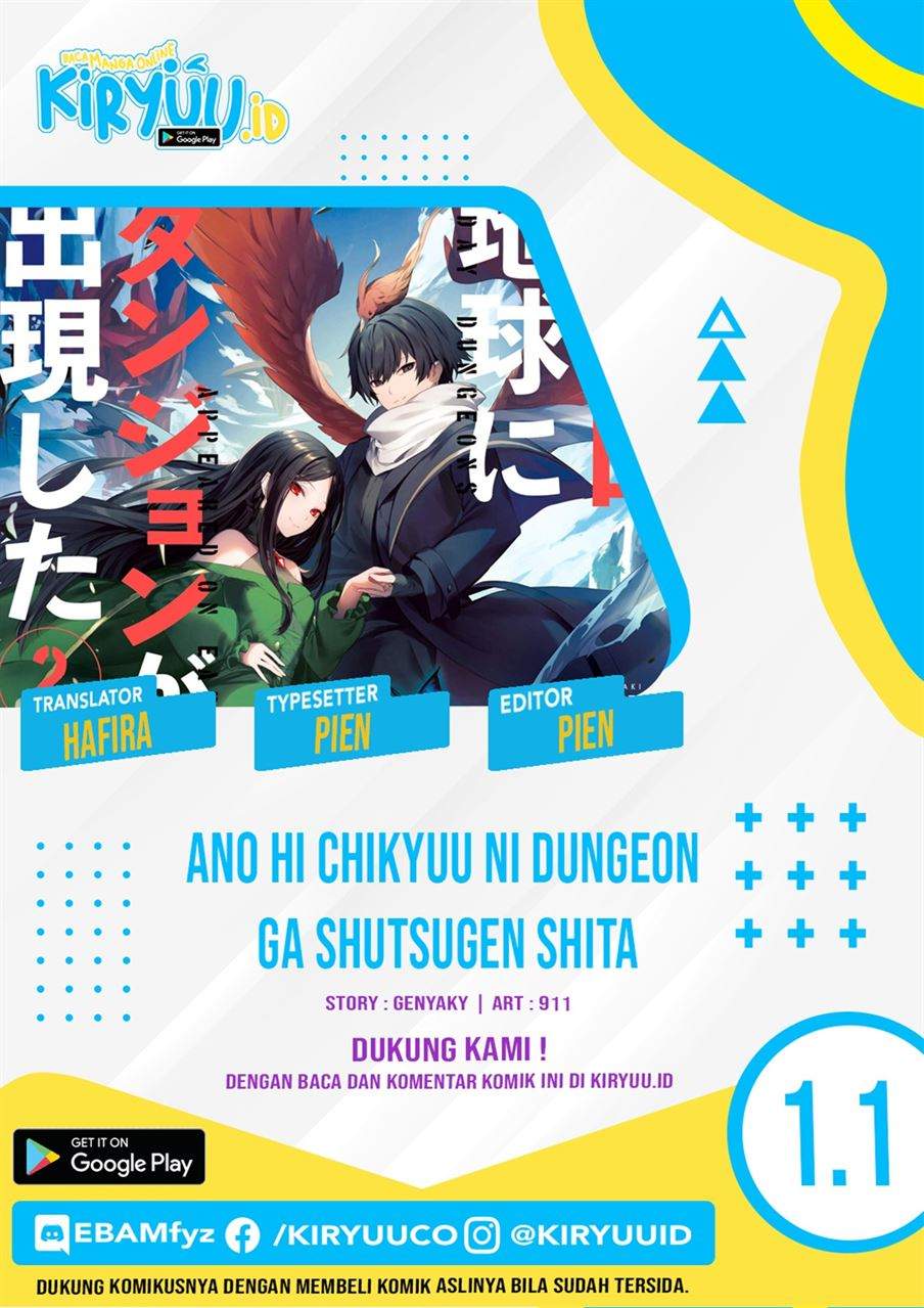 Baca Komik Ano Hi Chikyuu ni Dungeon ga Shutsugen Shita Chapter 1.1 Gambar 1
