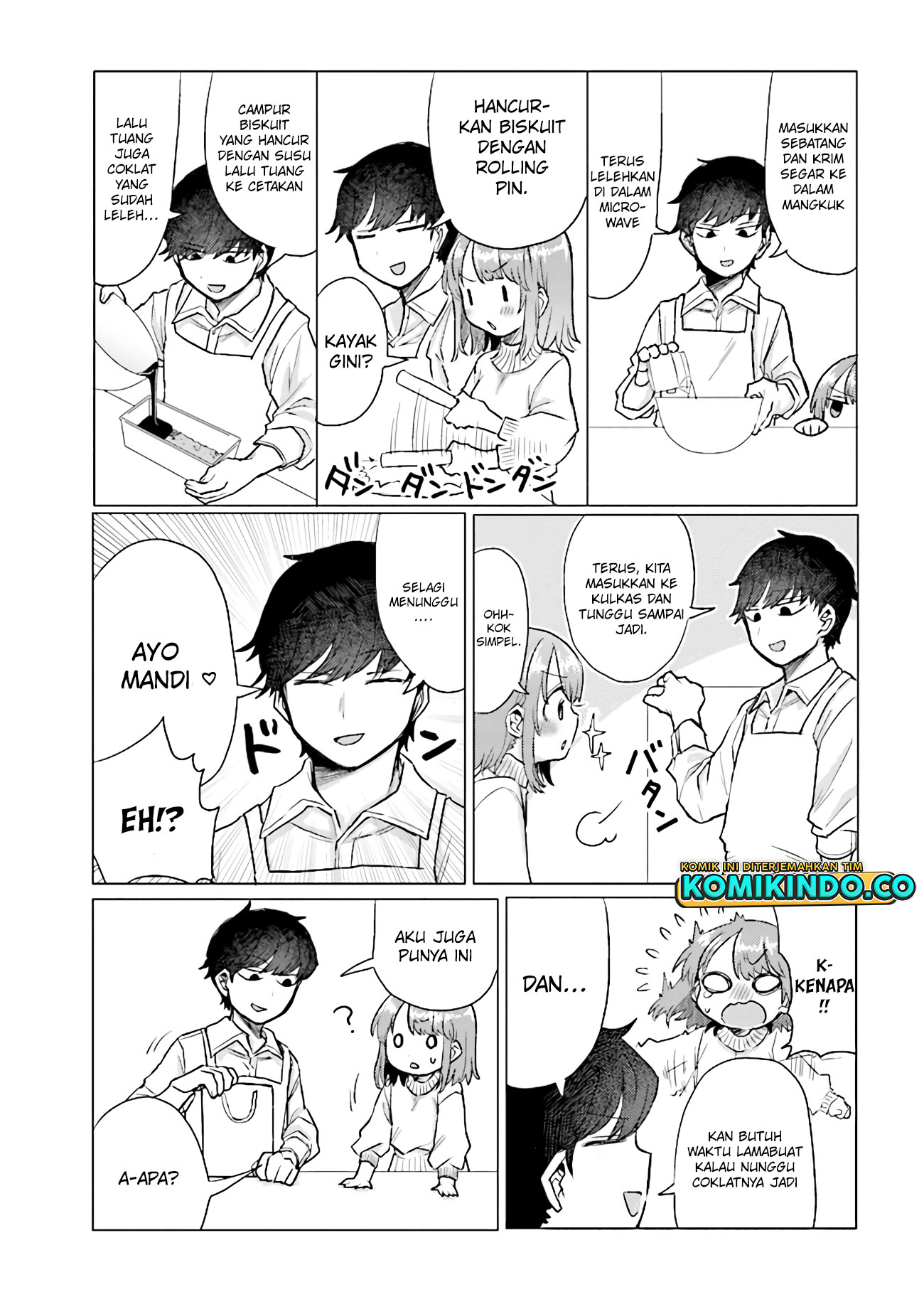 Girlfriend Who Absolutely Doesn’t Want to Take a Bath VS Boyfriend Who Absolutely Wants Her to Take a Bath Chapter 35 Gambar 4