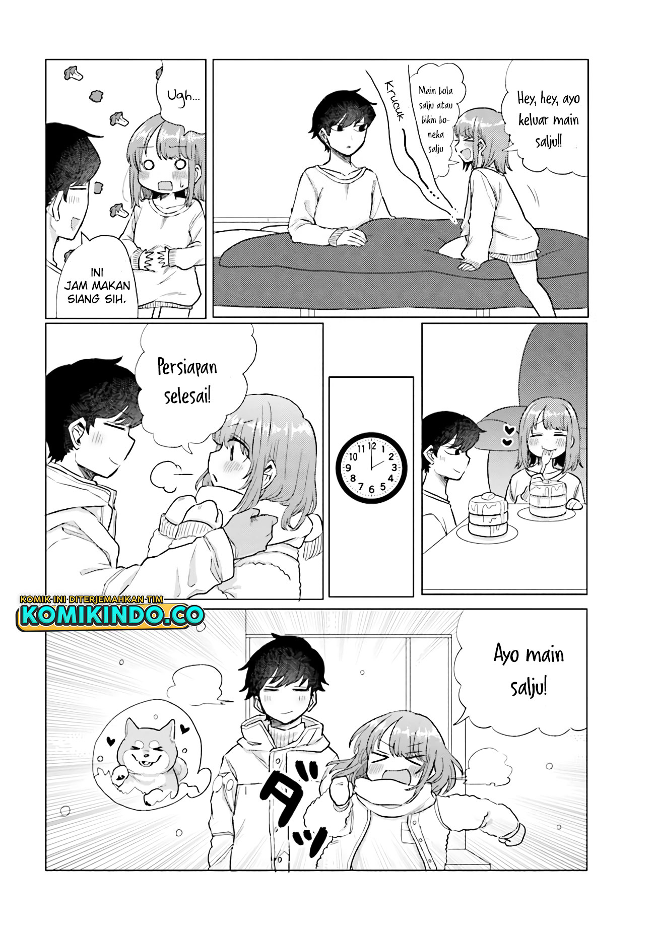 Girlfriend Who Absolutely Doesn’t Want to Take a Bath VS Boyfriend Who Absolutely Wants Her to Take a Bath Chapter 34 Gambar 3