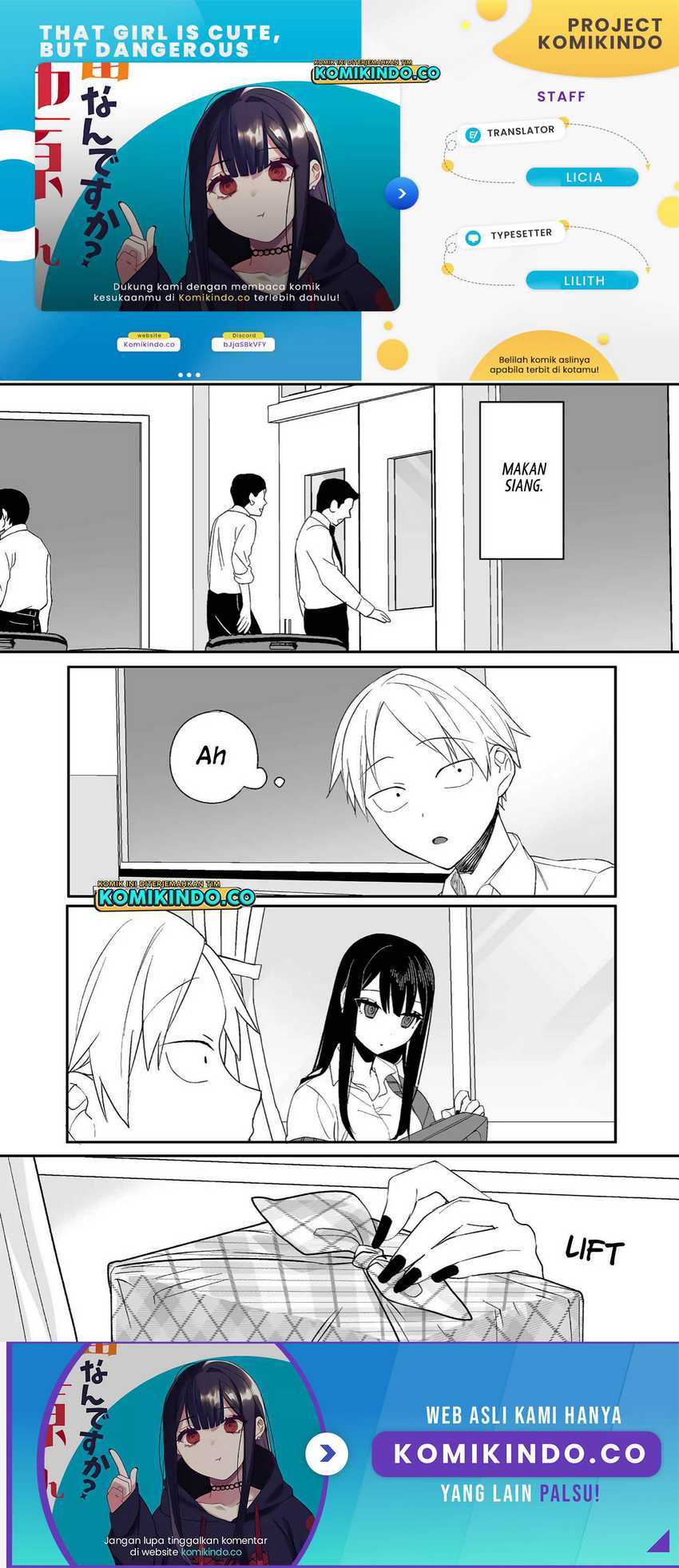 Baca Komik That girl is cute… but dangerous? Chapter 10 Gambar 1