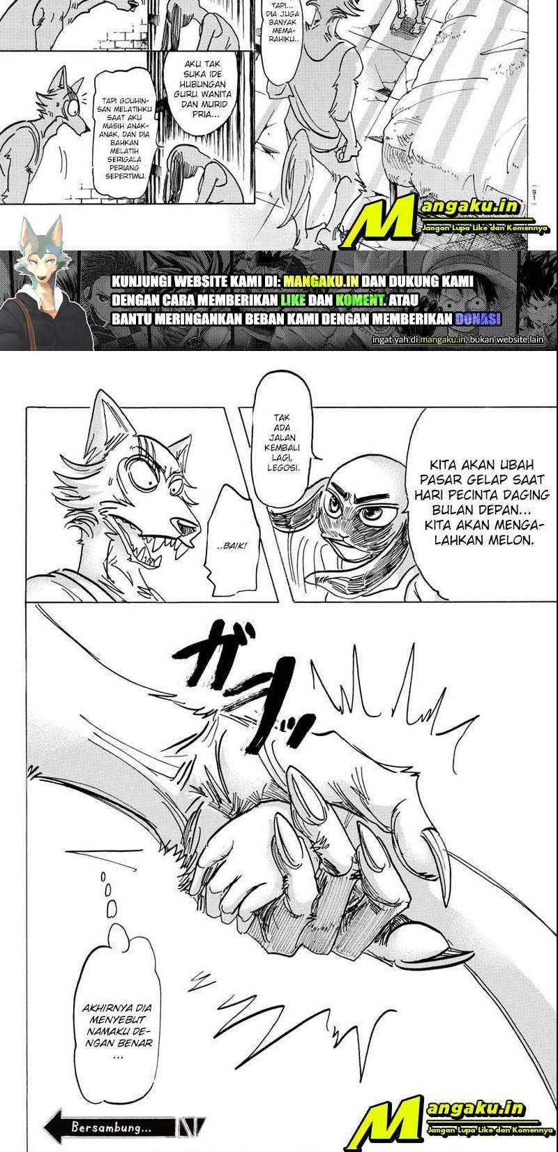 Beastars Chapter 161 Gambar 13