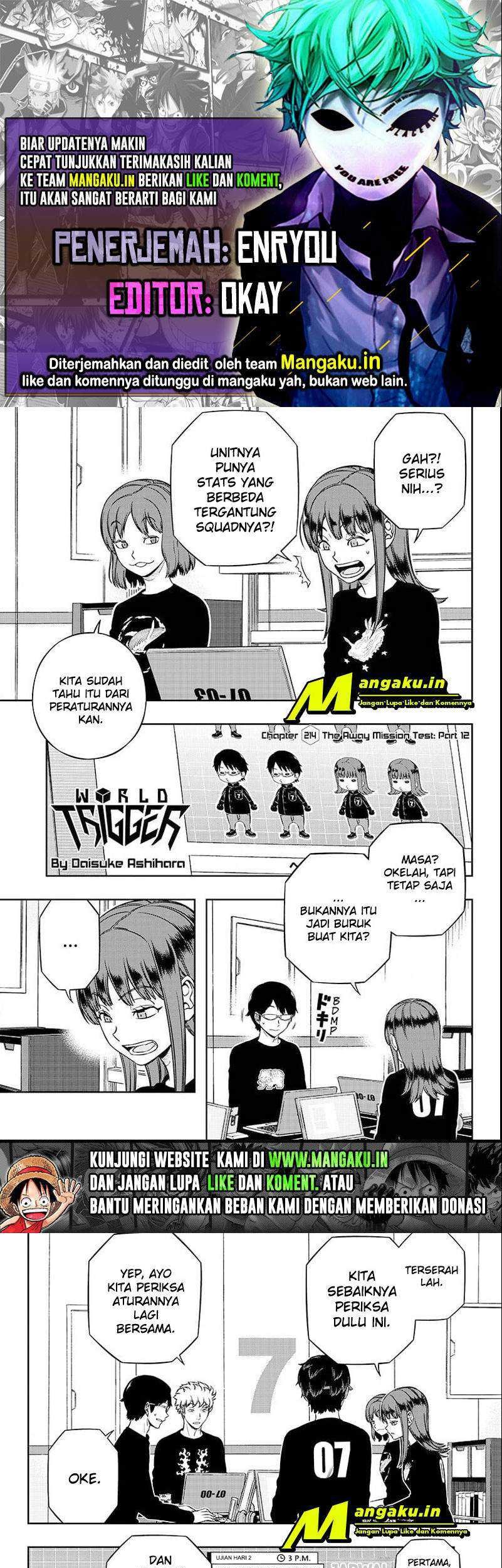 Baca Komik World Trigger Chapter 214 Gambar 1