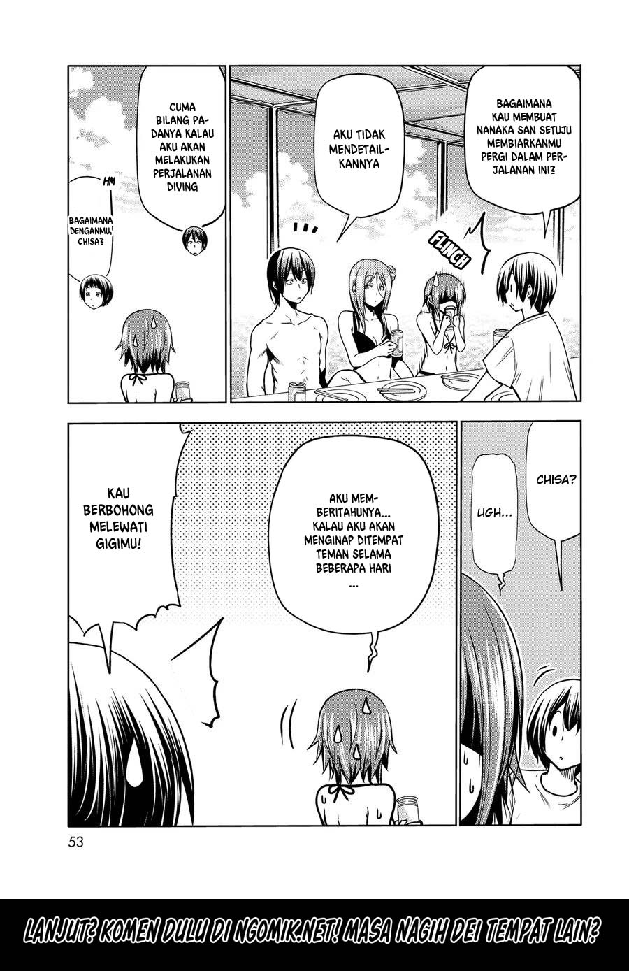 Grand Blue Chapter 69.1 Gambar 16