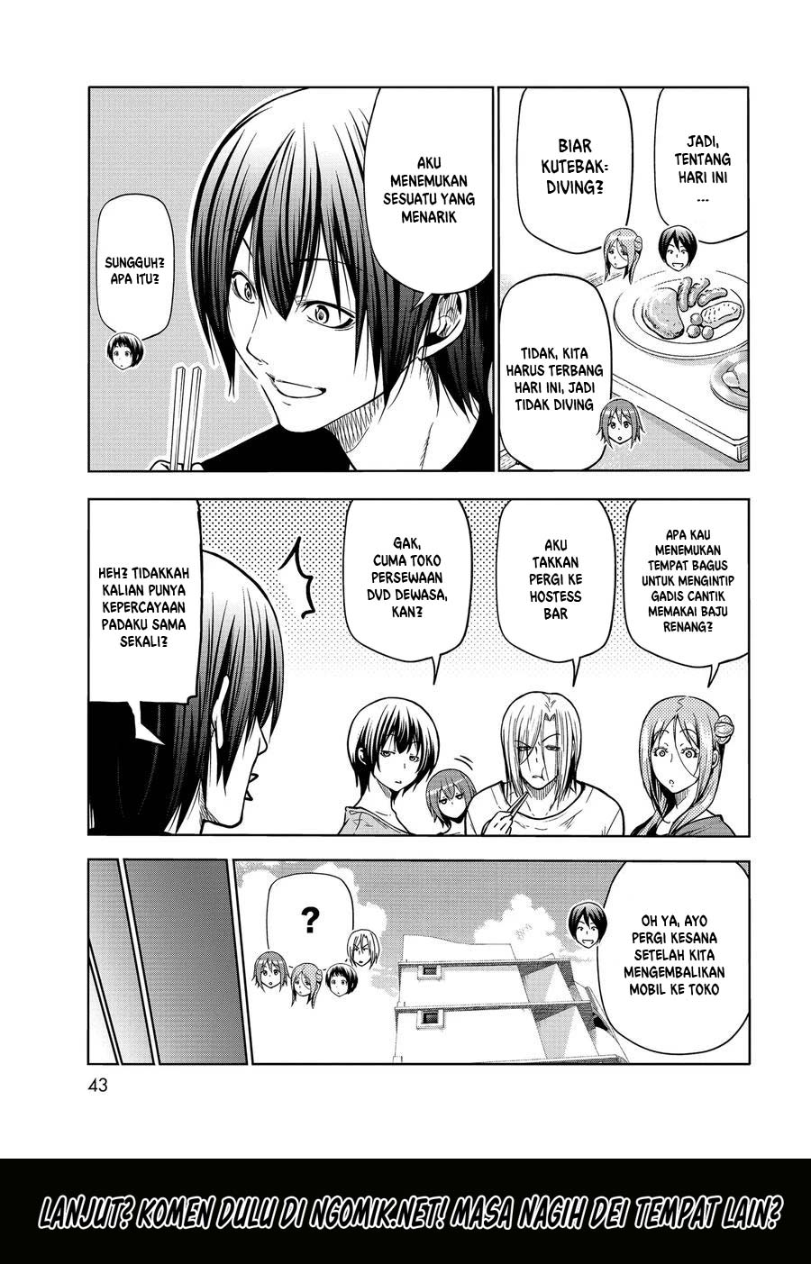 Grand Blue Chapter 69.1 Gambar 6