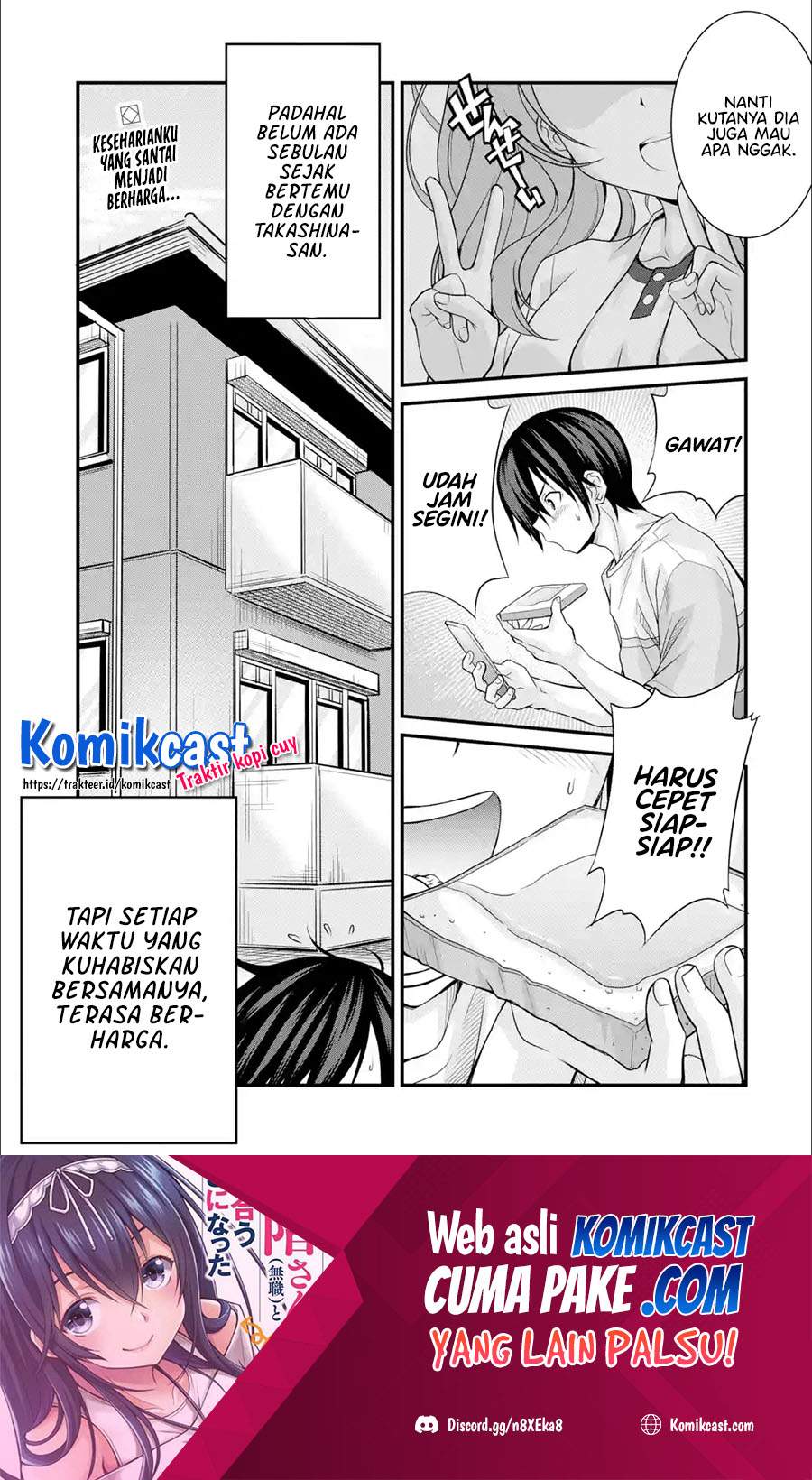 Kirei na Kurokami no Takashina-san (Mushoku) to Tsukiau Koto ni Natta Chapter 04.2 Gambar 9