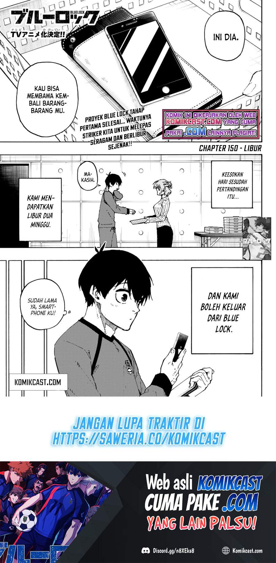 Baca Manga Blue Lock Chapter 150 Gambar 2