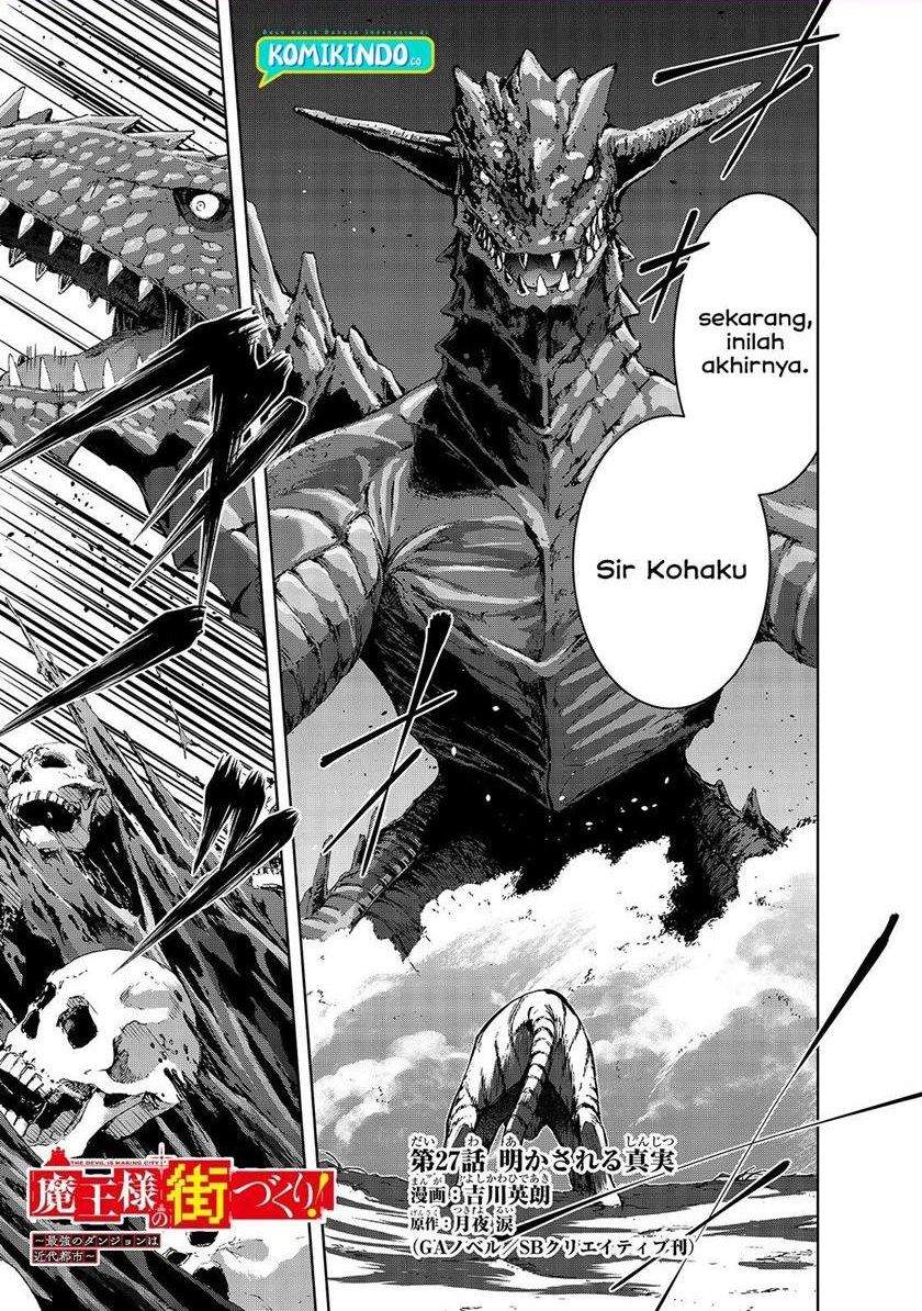 Baca  Maou-sama no Machizukuri! ~Saikyou no Danjon wa Kindai Toshi~ Chapter 27 Gambar 2