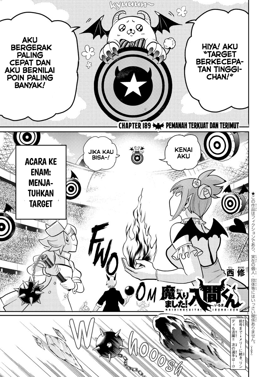 Baca  Mairimashita! Iruma-kun Chapter 189 Gambar 2