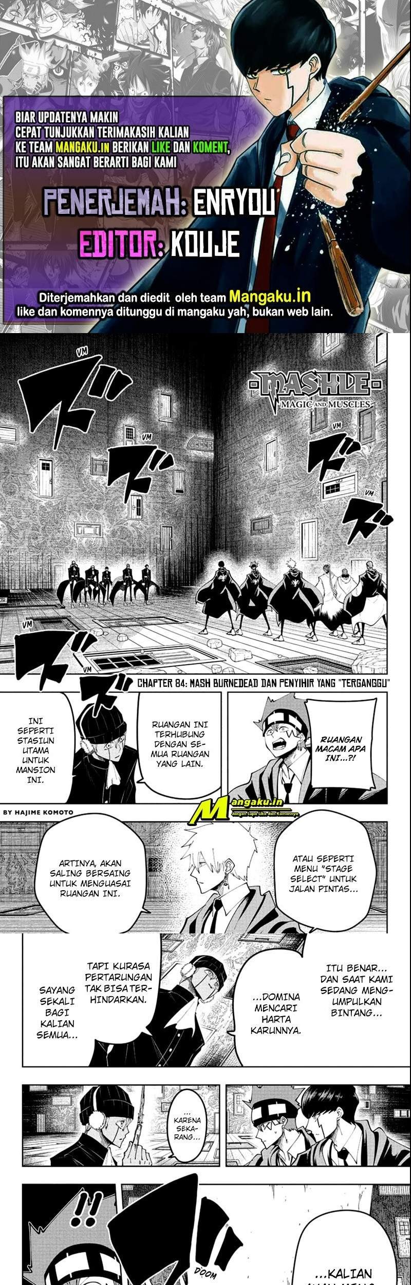 Baca Komik Mashle: Magic and Muscles Chapter 84 Gambar 1