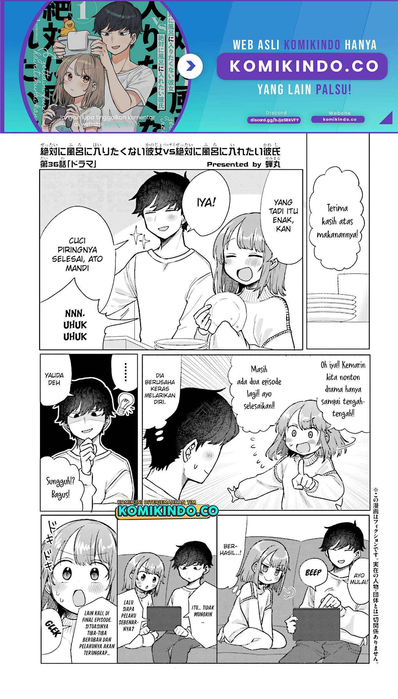 Baca  Girlfriend Who Absolutely Doesn’t Want to Take a Bath VS Boyfriend Who Absolutely Wants Her to Take a Bath Chapter 36 Gambar 2
