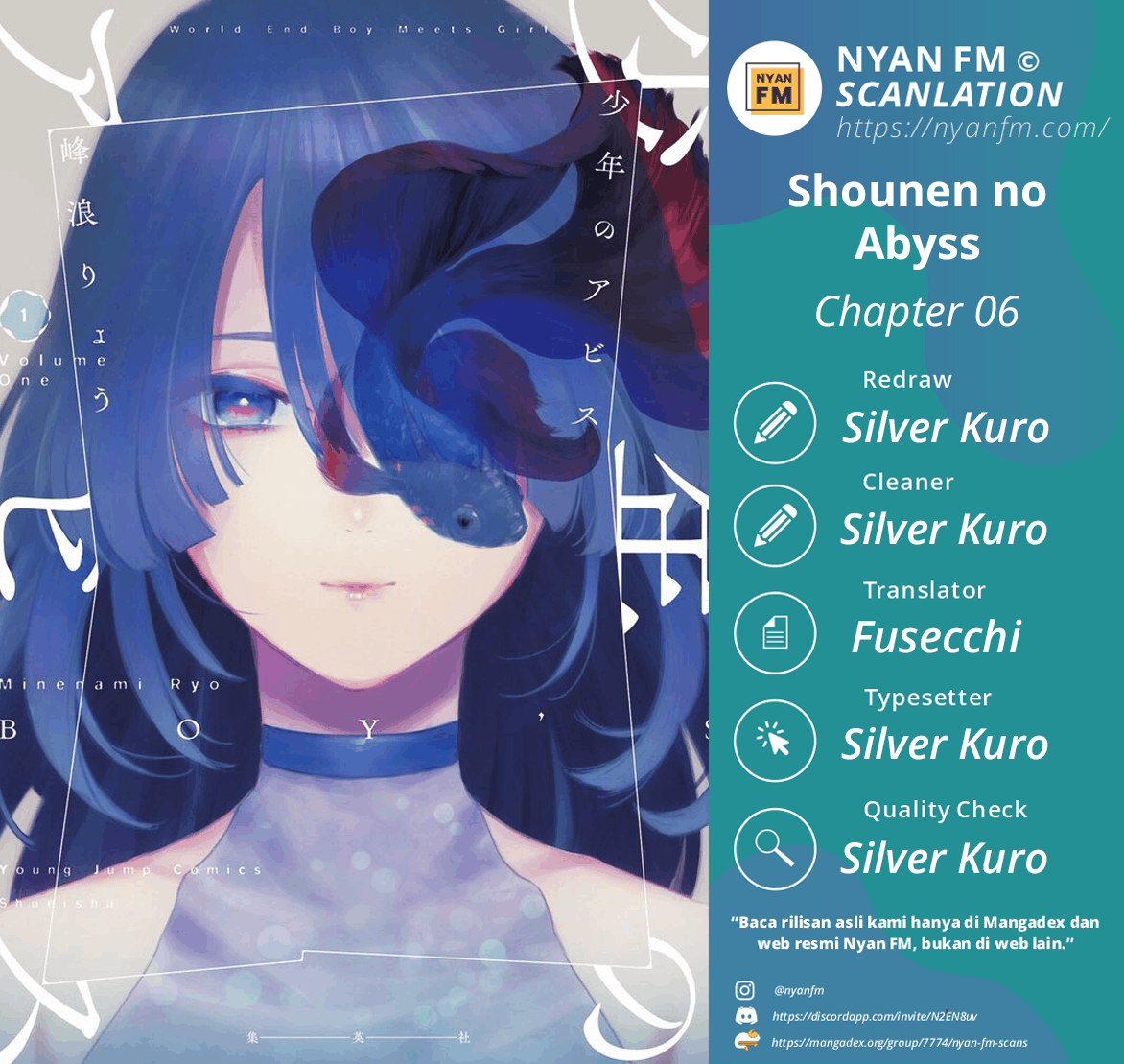 Baca Komik Shounen no Abyss Chapter 6 Gambar 1