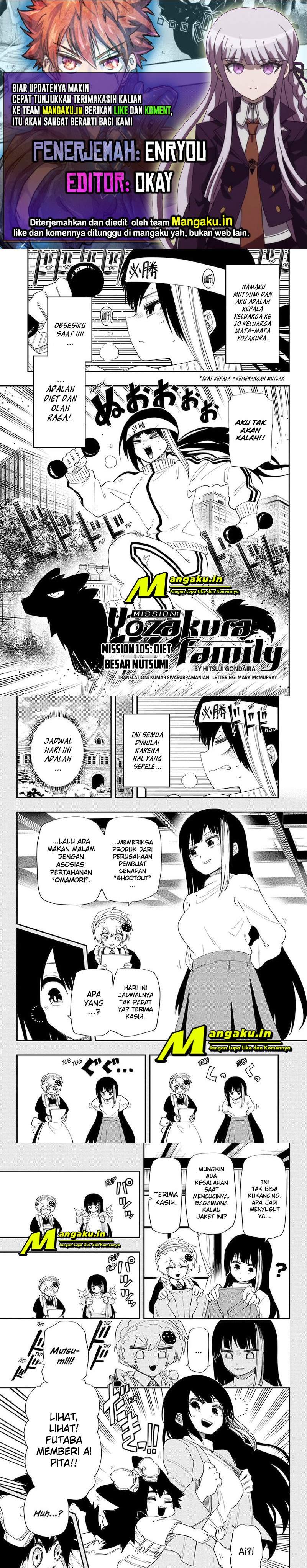 Mission: Yozakura Family Chapter 105 1