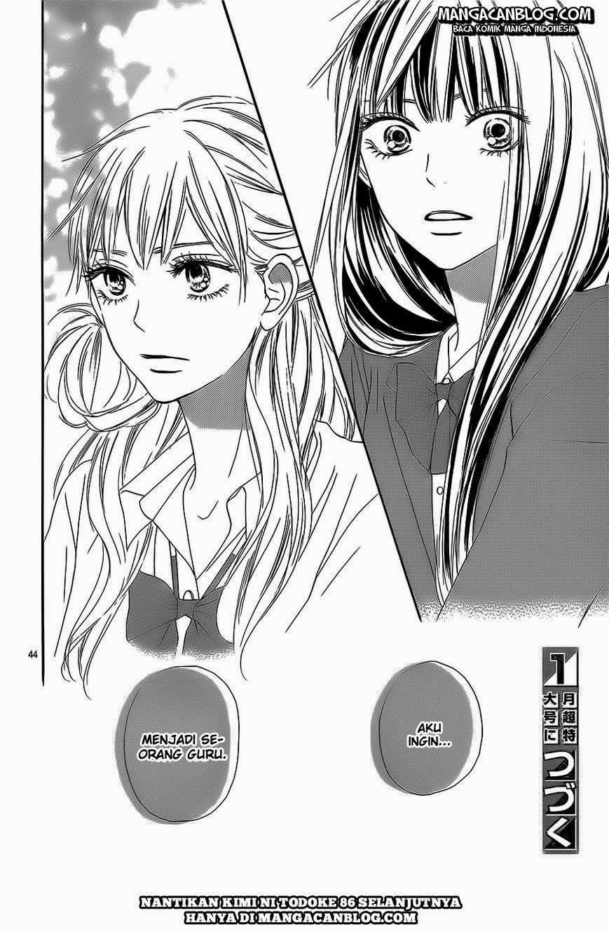 Kimi ni Todoke Chapter 85 Gambar 45