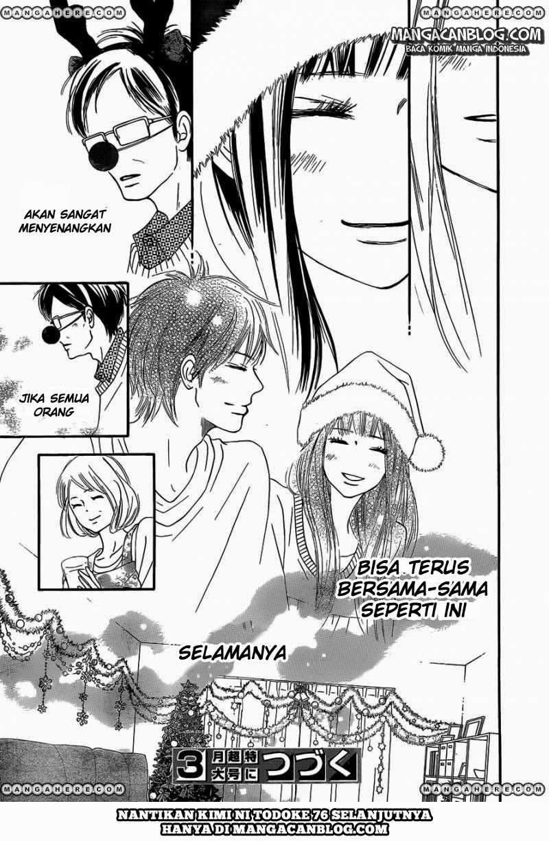 Kimi ni Todoke Chapter 75 Gambar 36