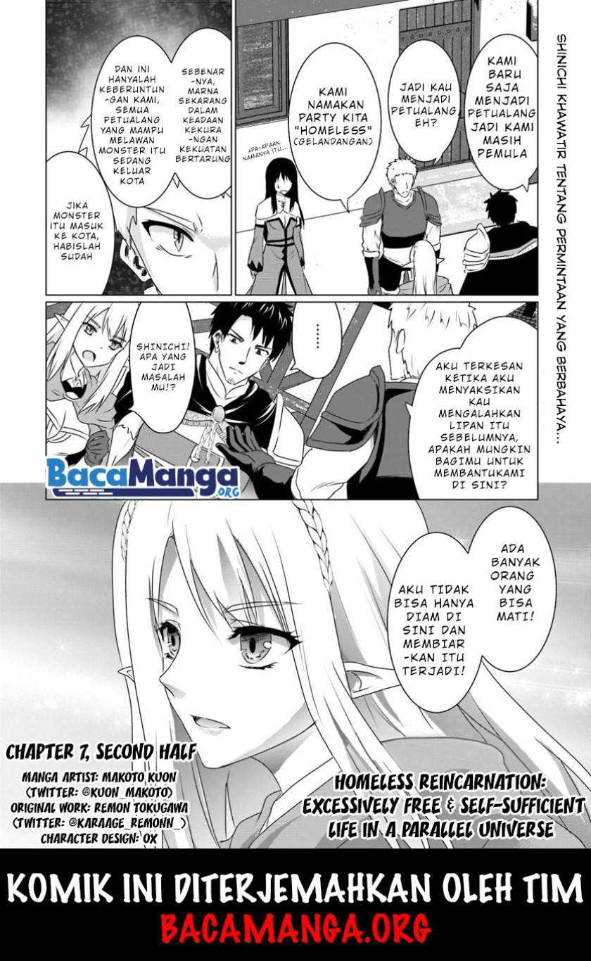 Baca  Homeless Tensei: Isekai De Jiyuu Sugiru Majutsu Jisoku Seikatsu Chapter 07.2 Gambar 2