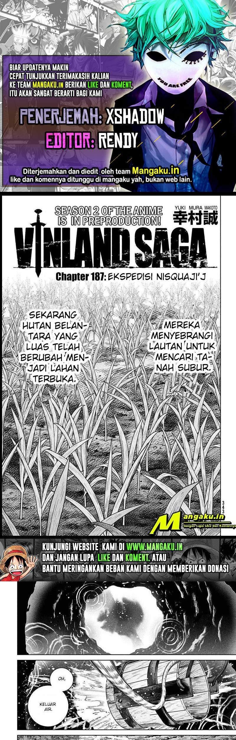 Baca Komik Vinland Saga Chapter 187 Gambar 1