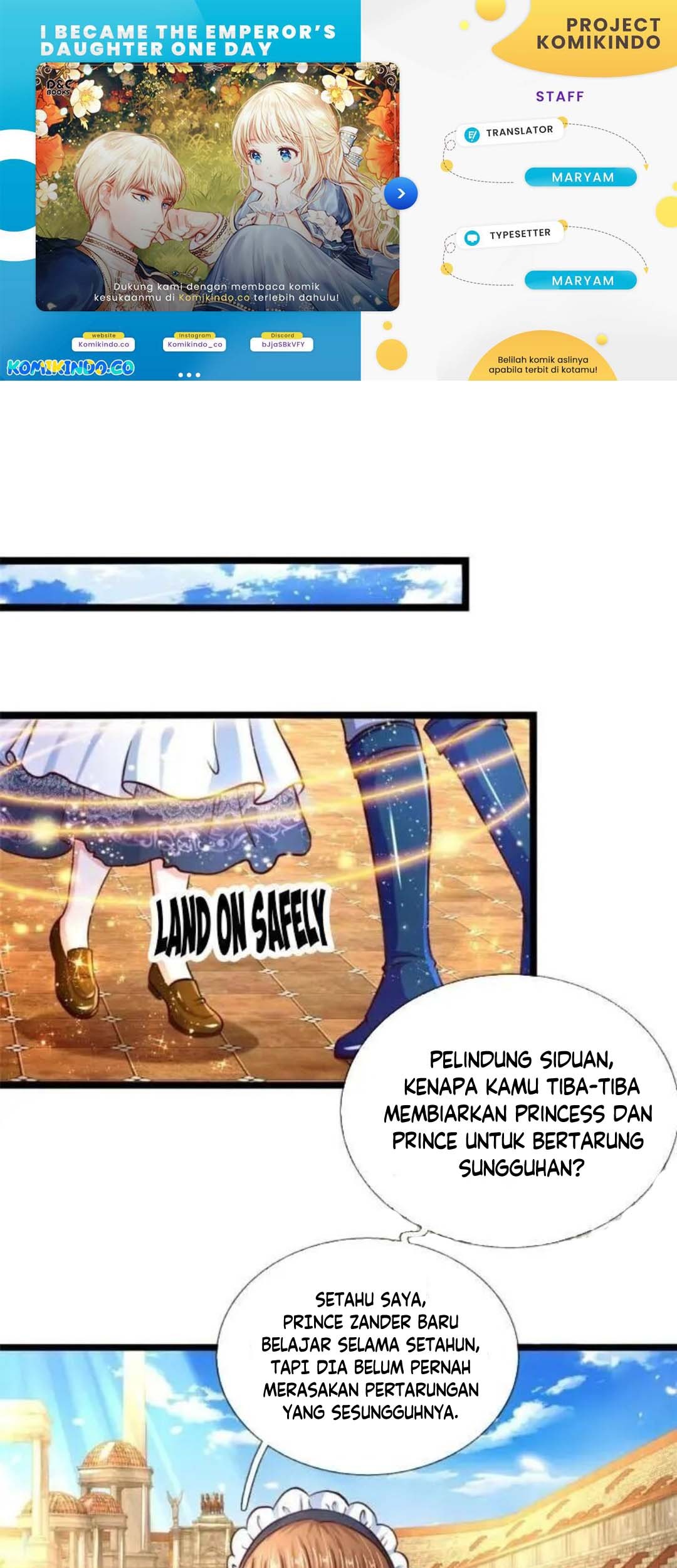 Baca Komik I Became The Emperor’s Daughter One Day Chapter 85 Gambar 1