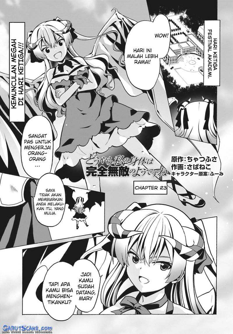 Baca Douyara Watashi No Karada Wa Kanzen Muteki No You Desu Ne Chapter 23 Gambar 2