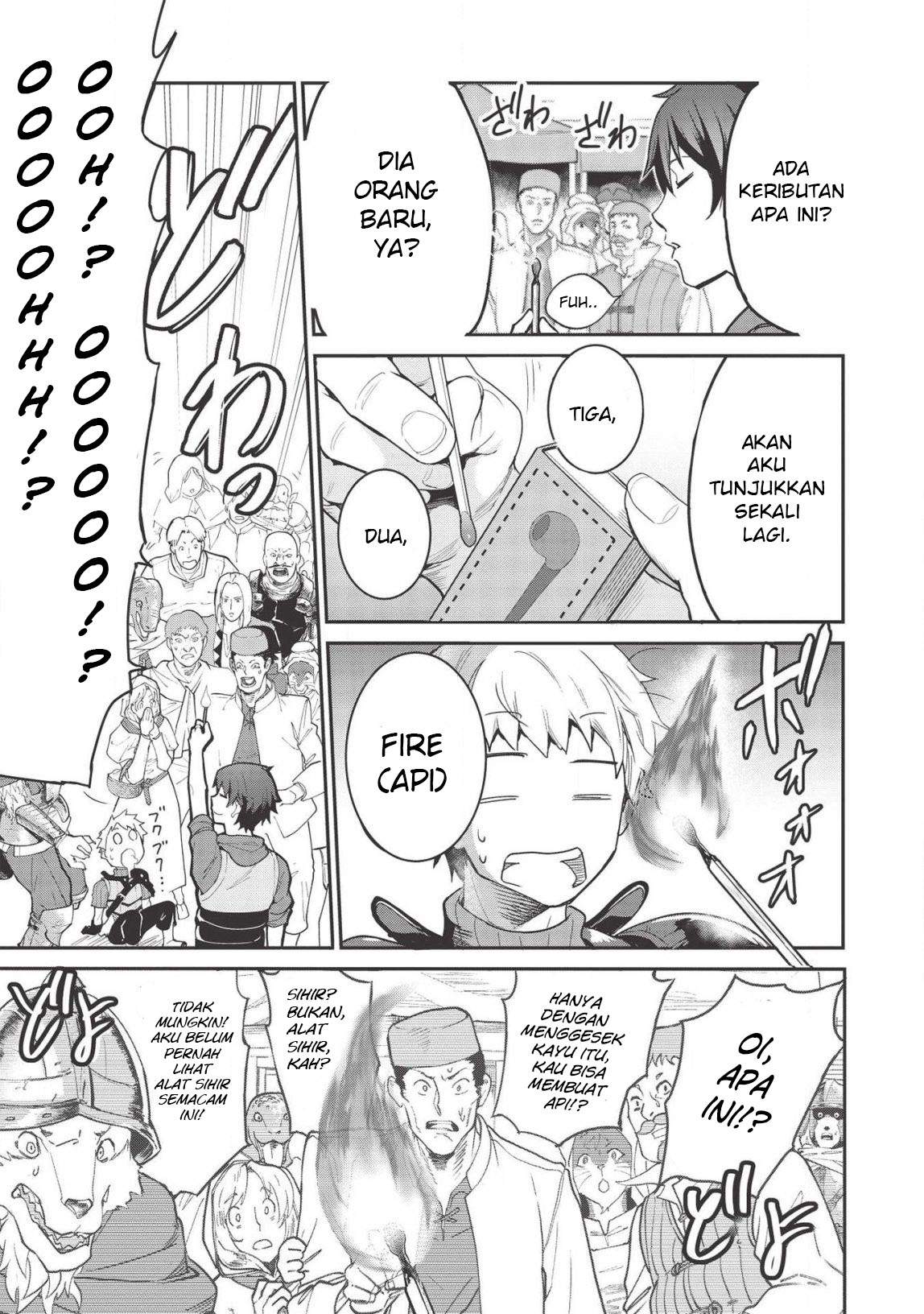 Itsu Demo Jitaku ni Kaereru Ore wa, Isekai de Gyoushoujin o Hajimemashita Chapter 3 Gambar 3