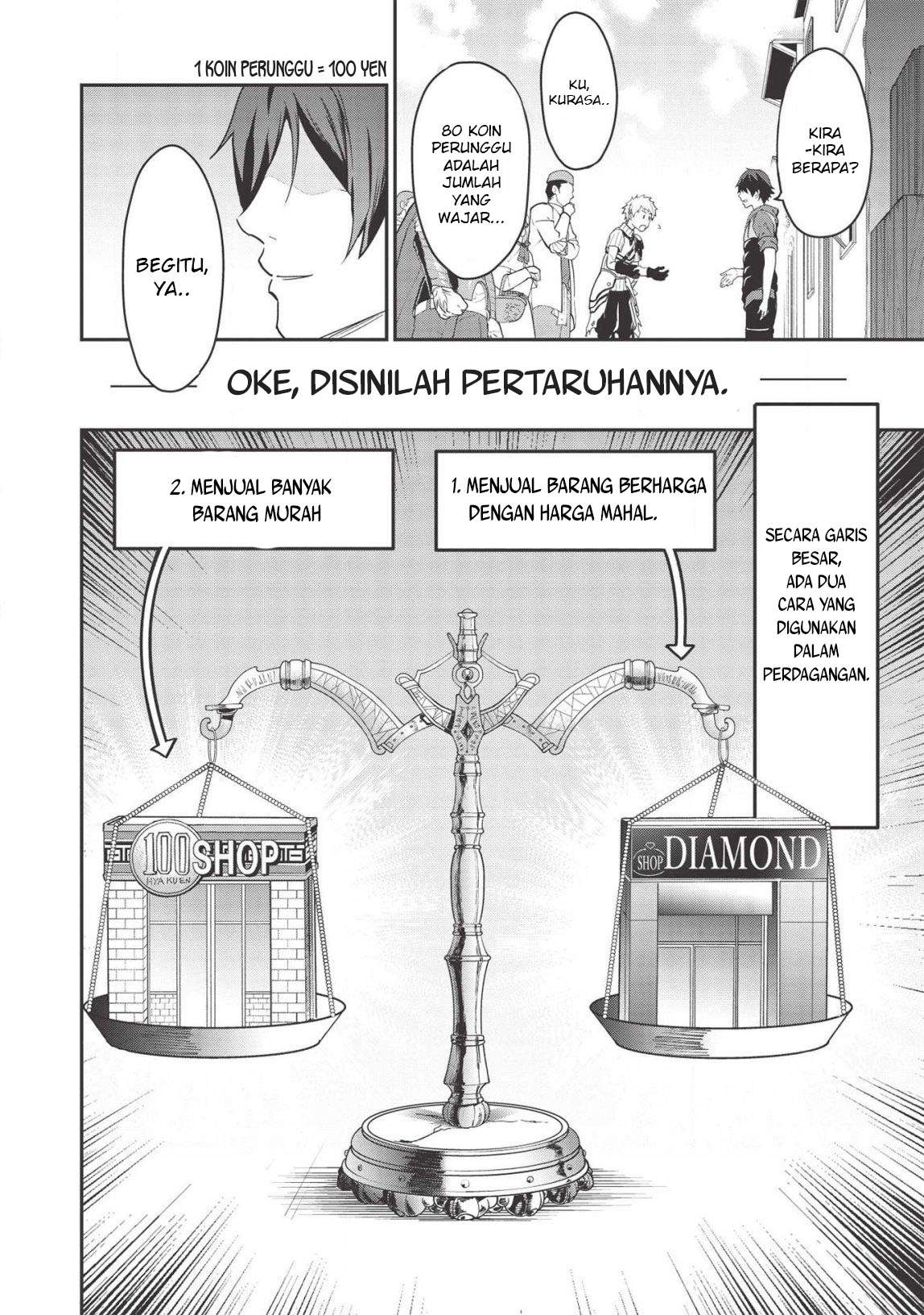 Itsu Demo Jitaku ni Kaereru Ore wa, Isekai de Gyoushoujin o Hajimemashita Chapter 3 Gambar 8