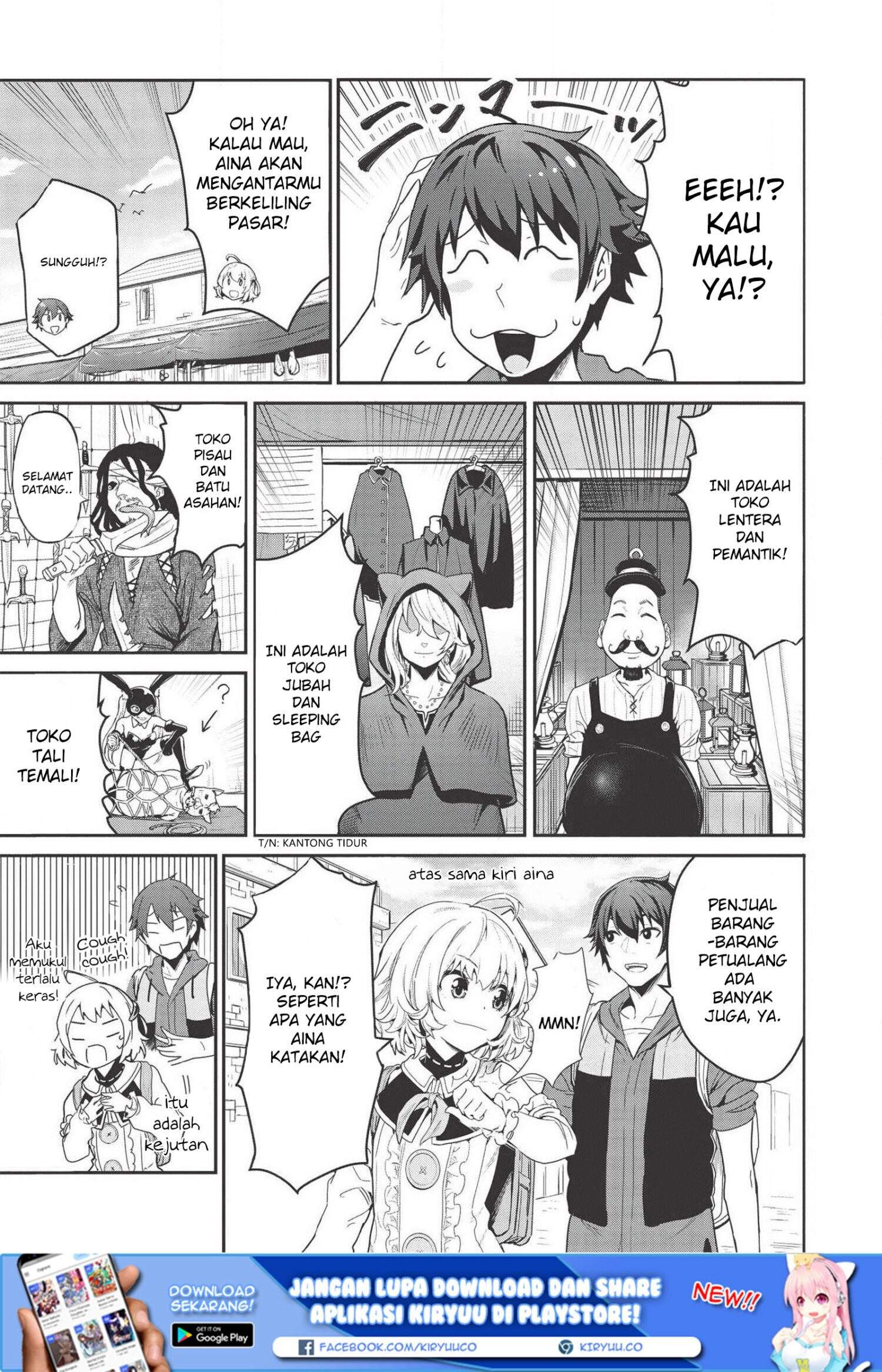 Itsu Demo Jitaku ni Kaereru Ore wa, Isekai de Gyoushoujin o Hajimemashita Chapter 2 Gambar 11