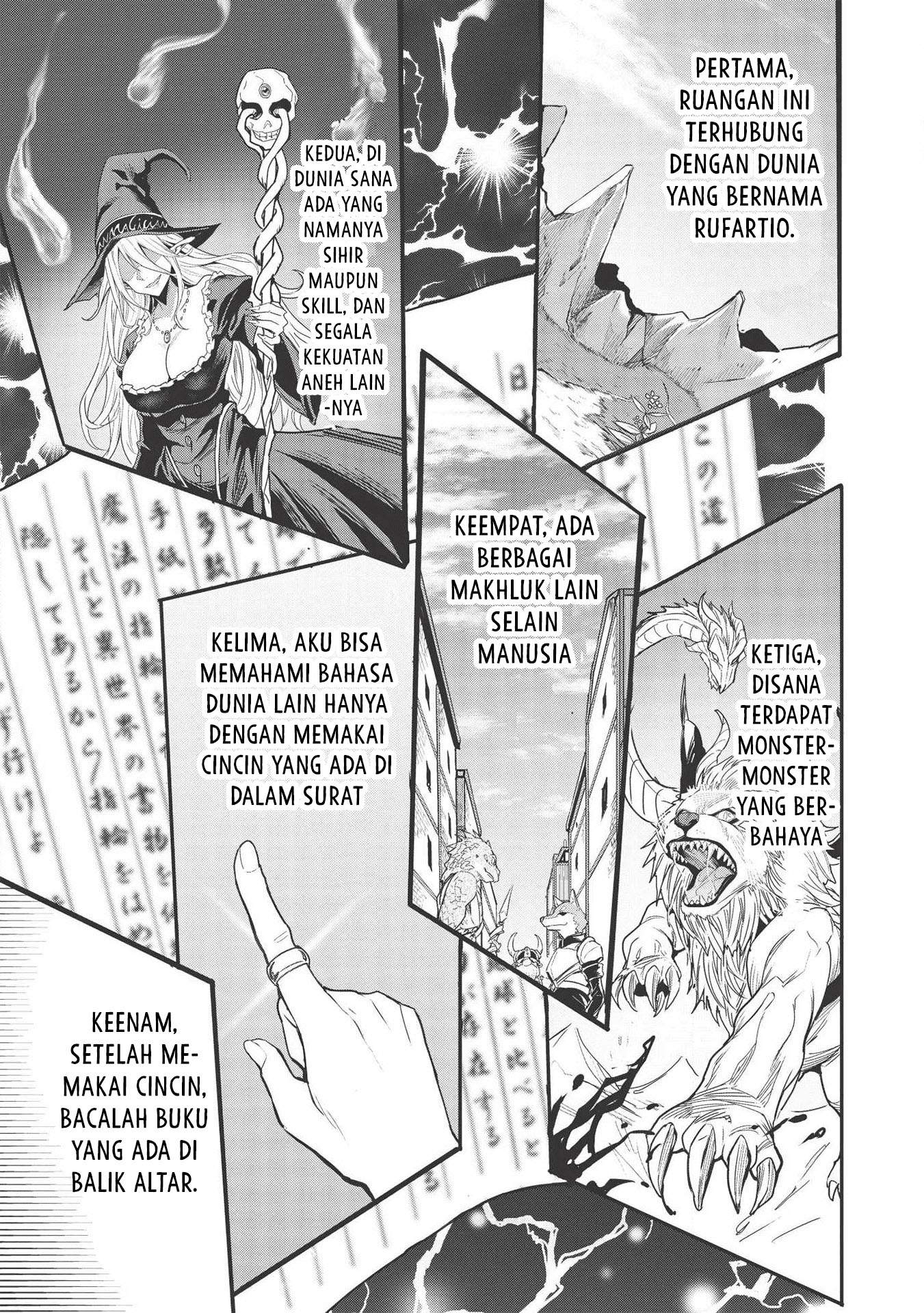 Itsu Demo Jitaku ni Kaereru Ore wa, Isekai de Gyoushoujin o Hajimemashita Chapter 1 Gambar 11