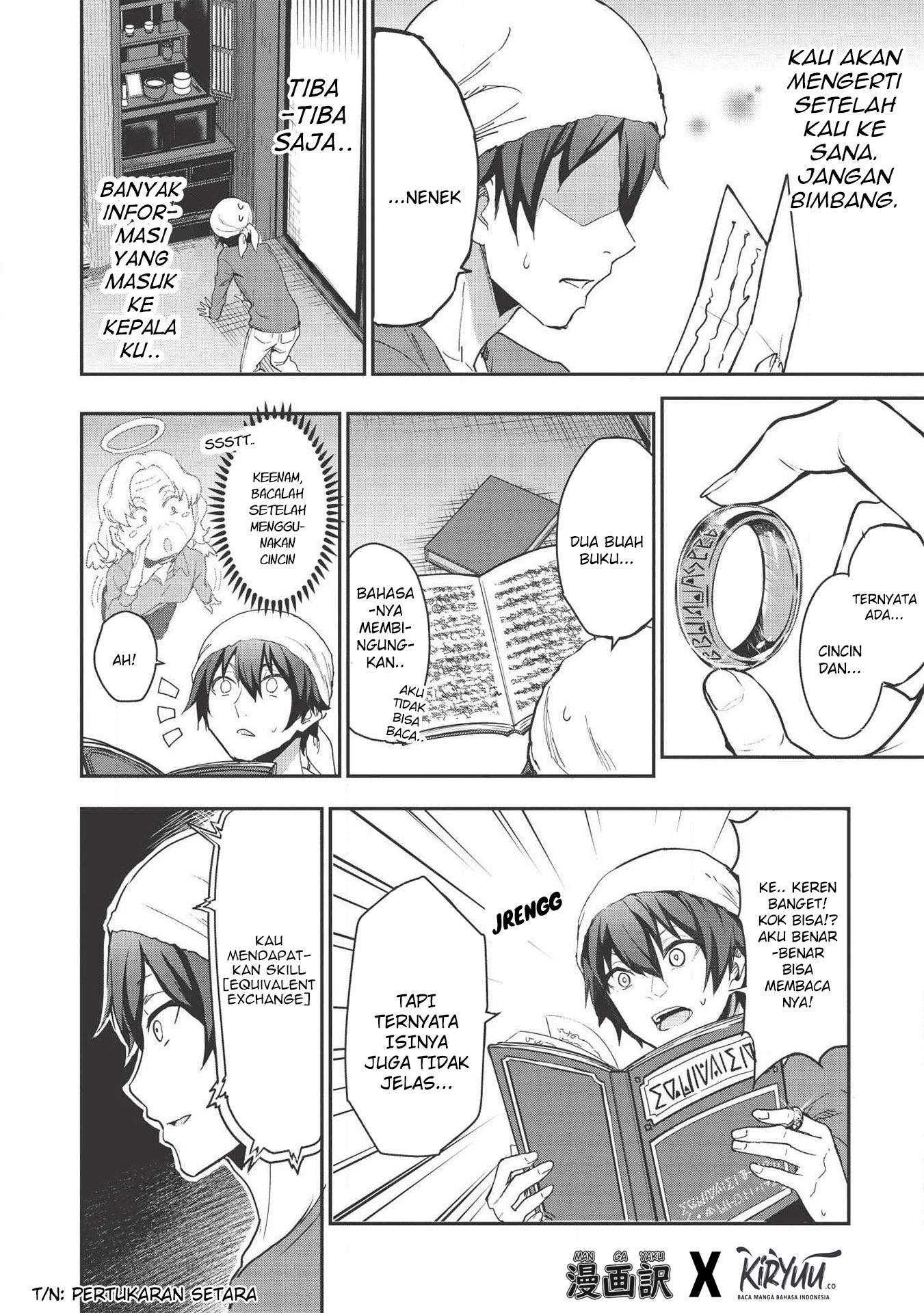 Itsu Demo Jitaku ni Kaereru Ore wa, Isekai de Gyoushoujin o Hajimemashita Chapter 1 Gambar 12