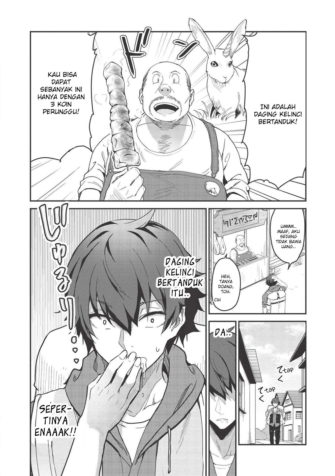Itsu Demo Jitaku ni Kaereru Ore wa, Isekai de Gyoushoujin o Hajimemashita Chapter 1 Gambar 18