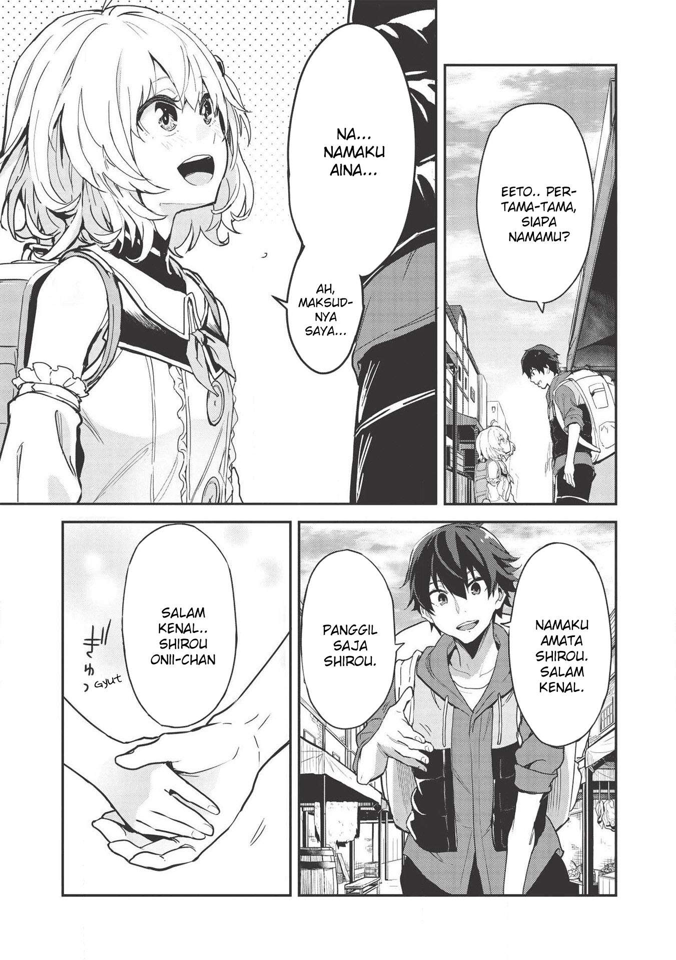 Itsu Demo Jitaku ni Kaereru Ore wa, Isekai de Gyoushoujin o Hajimemashita Chapter 1 Gambar 30