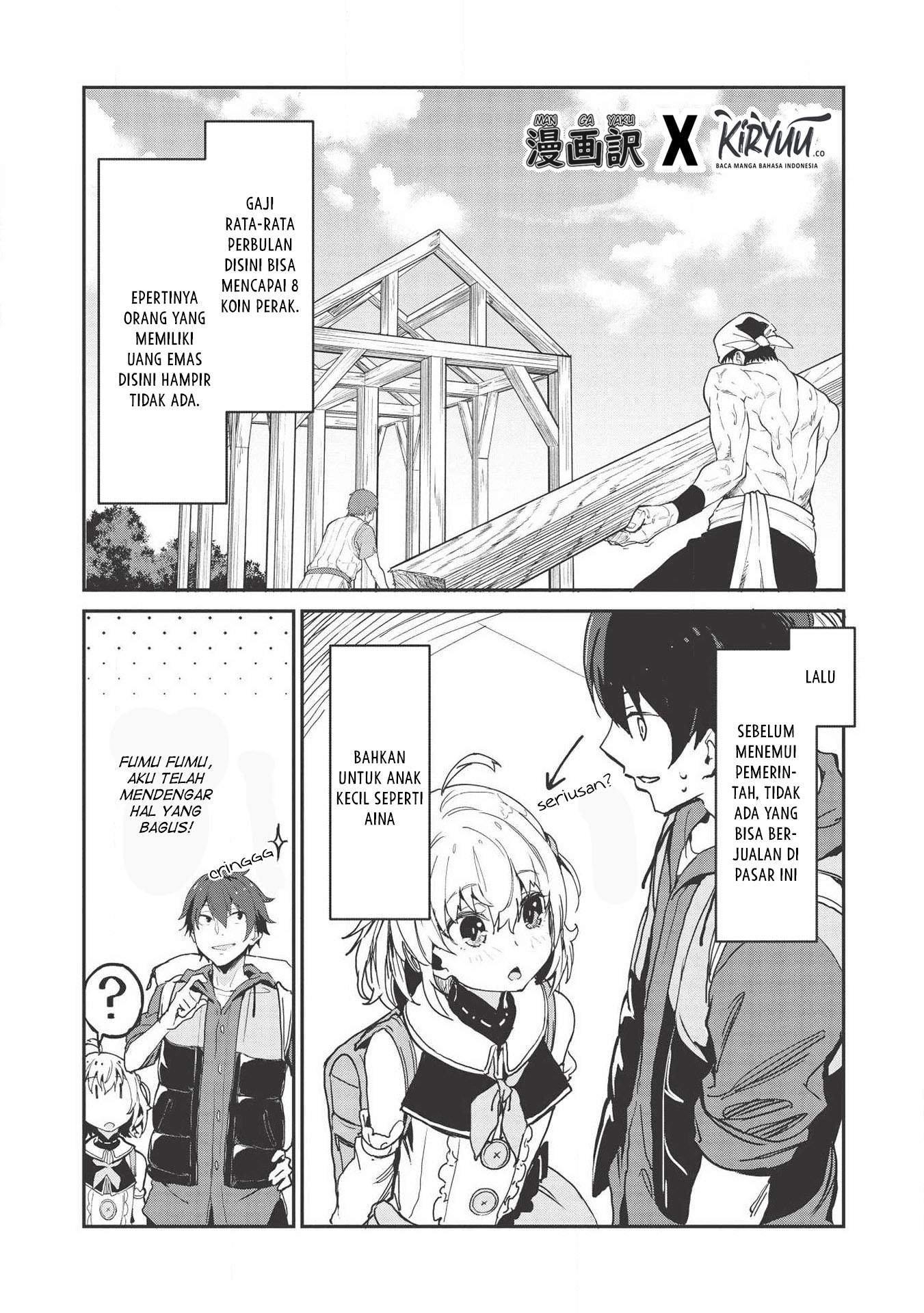 Itsu Demo Jitaku ni Kaereru Ore wa, Isekai de Gyoushoujin o Hajimemashita Chapter 1 Gambar 32