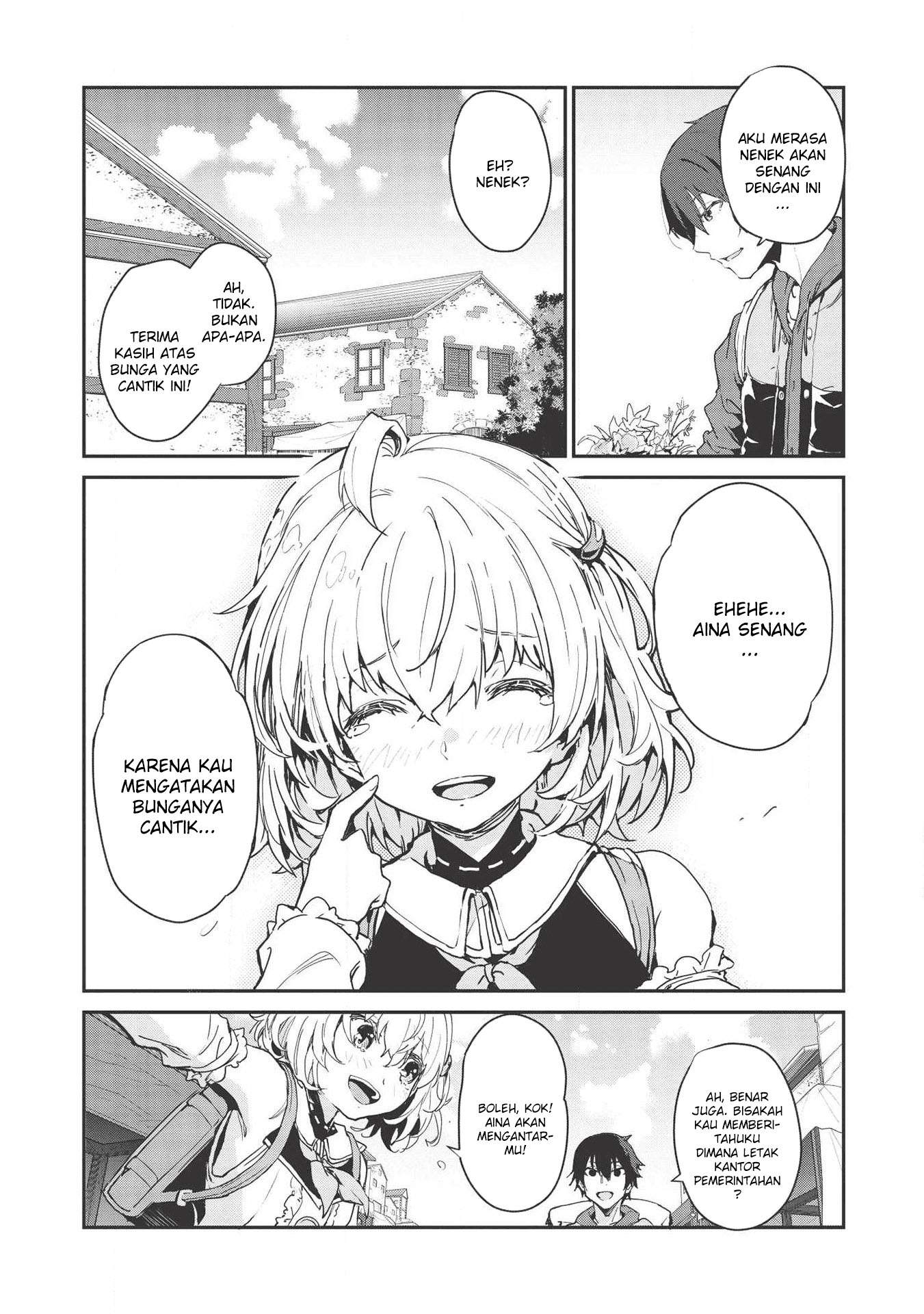 Itsu Demo Jitaku ni Kaereru Ore wa, Isekai de Gyoushoujin o Hajimemashita Chapter 1 Gambar 34