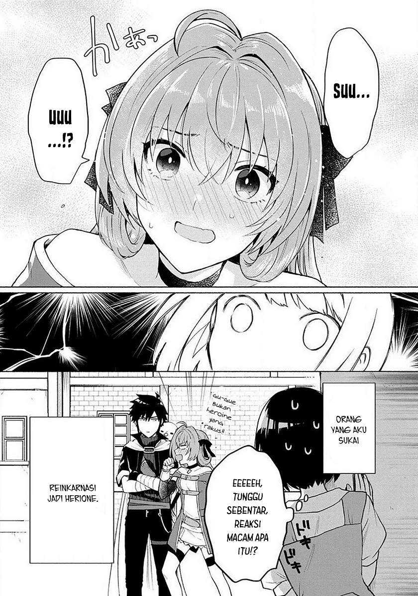 When I Was Reincarnated in Another World, I Was a Heroine and He Was a Hero Chapter 14.5 Gambar 8