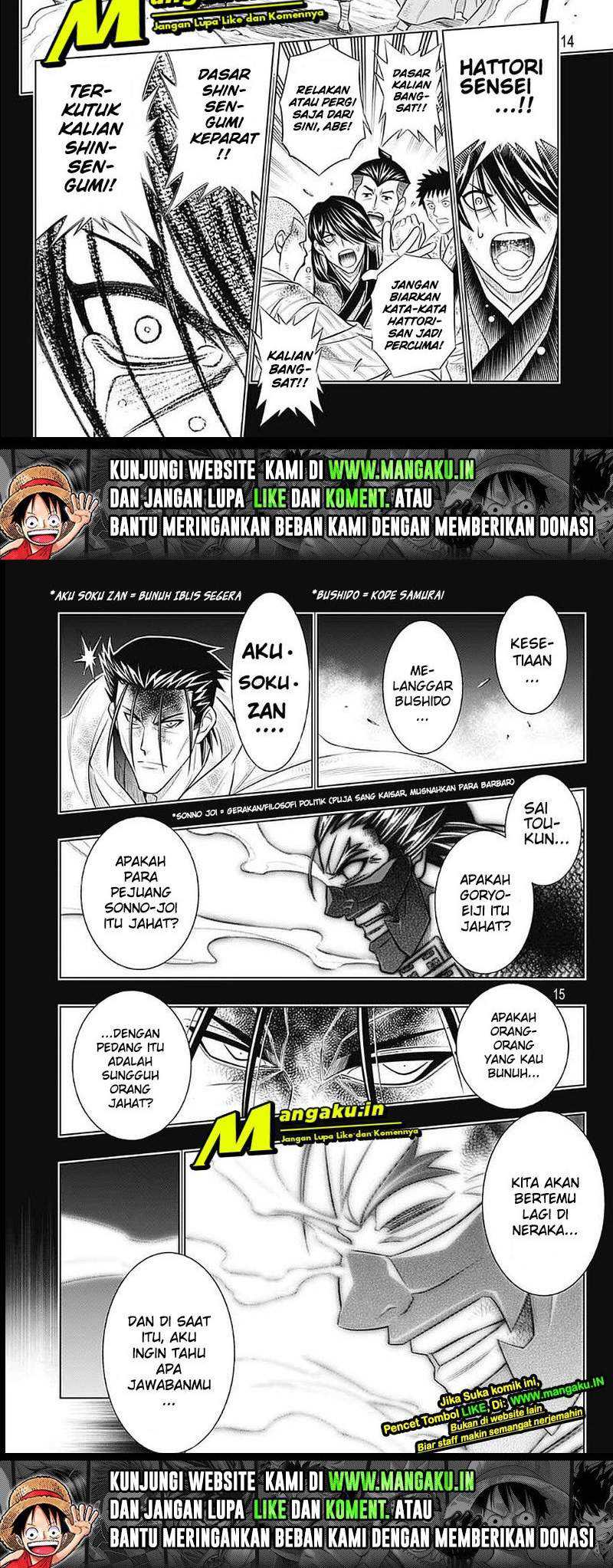 Rurouni Kenshin: Meiji Kenkaku Romantan – Hokkaido-hen Chapter 39.1 Gambar 9