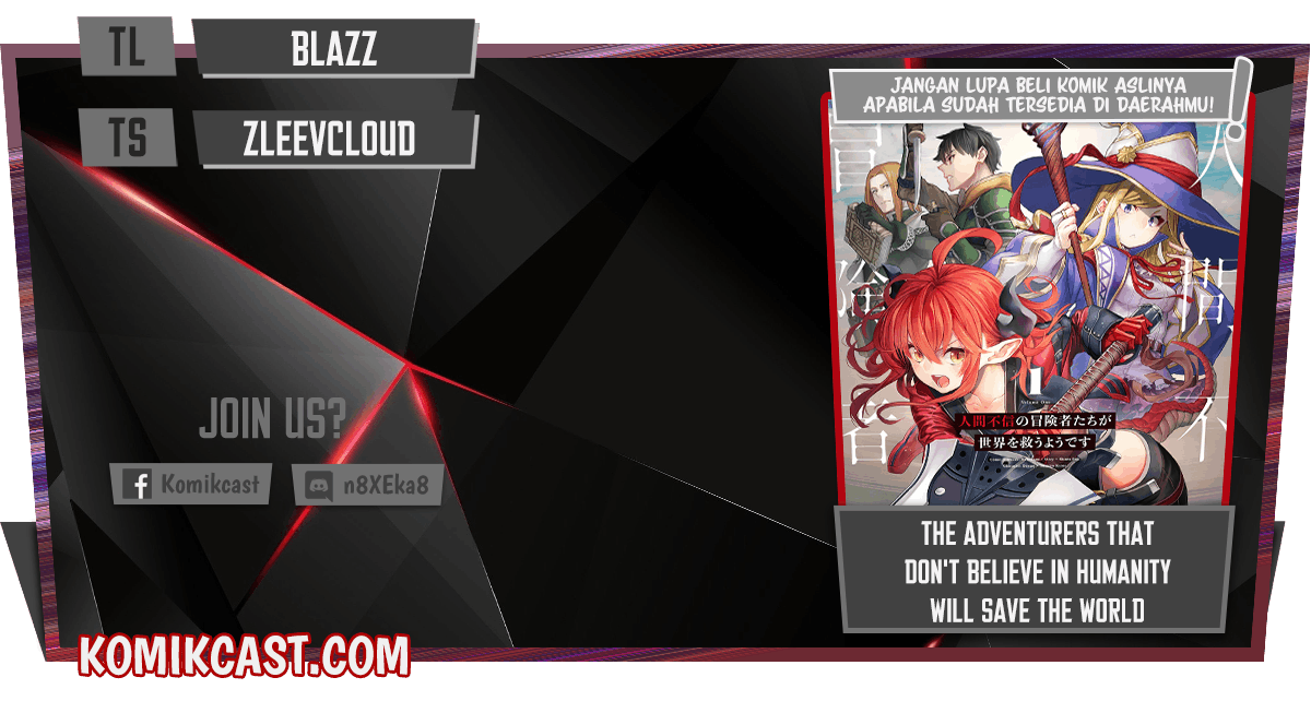 Baca Komik The Adventurers That Don’t Believe In Humanity Will Save The World Chapter 22 Gambar 1