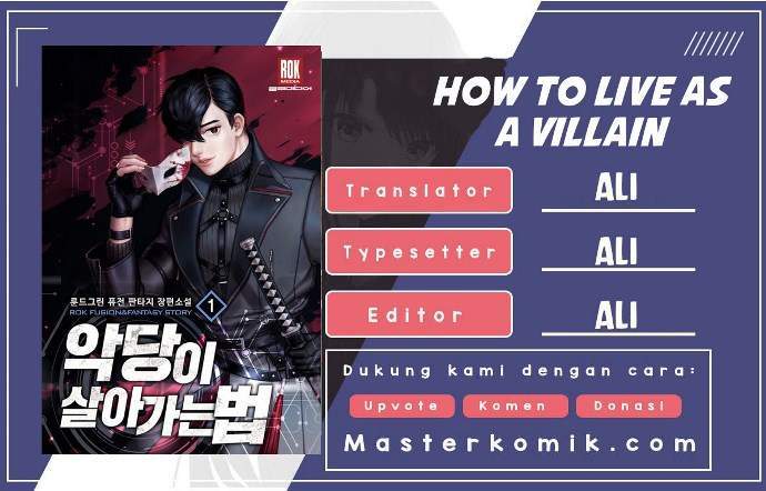 Baca Komik How to Live as a Villain Chapter 1 Gambar 1