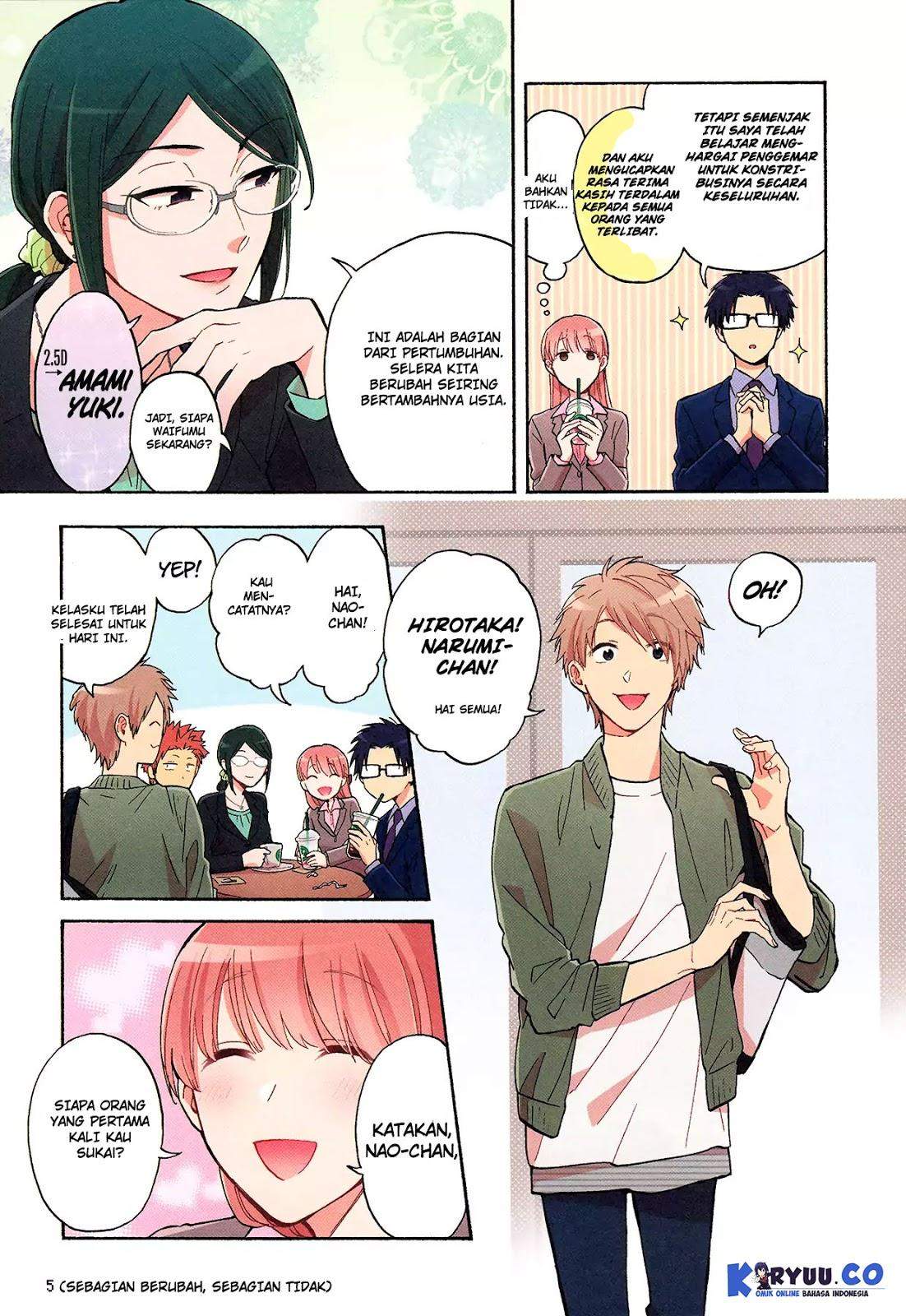 Wotaku ni Koi wa Muzukashii Chapter 23.5 Gambar 8