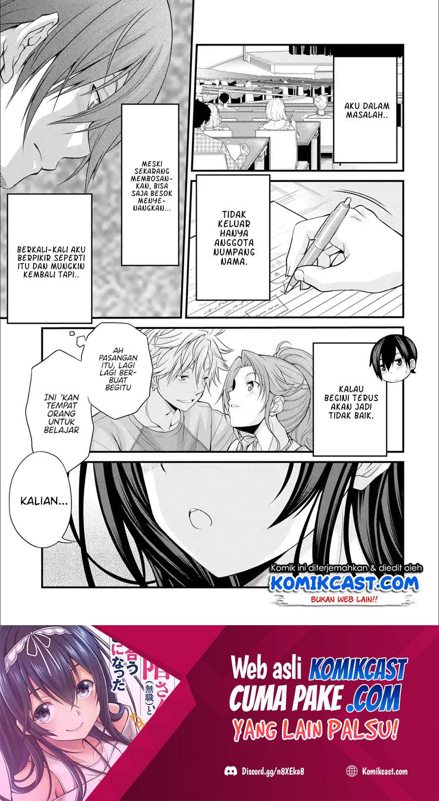 Kirei na Kurokami no Takashina-san (Mushoku) to Tsukiau Koto ni Natta Chapter 06.1 Gambar 8