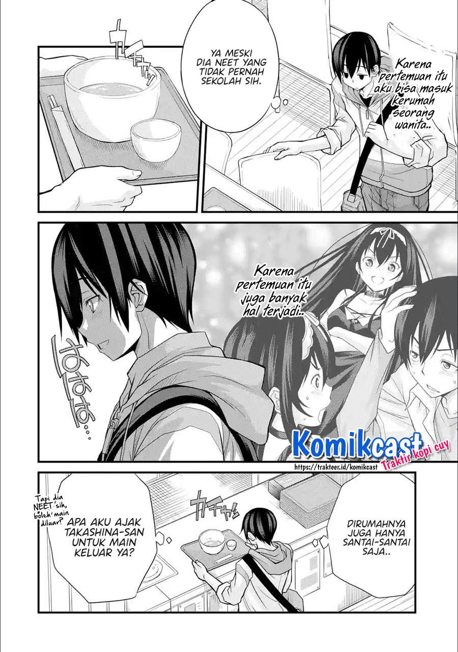 Kirei na Kurokami no Takashina-san (Mushoku) to Tsukiau Koto ni Natta Chapter 05.3 Gambar 7