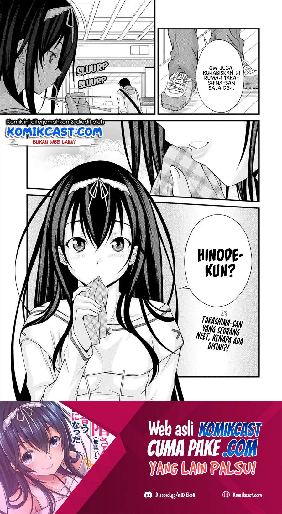 Kirei na Kurokami no Takashina-san (Mushoku) to Tsukiau Koto ni Natta Chapter 05.3 Gambar 8