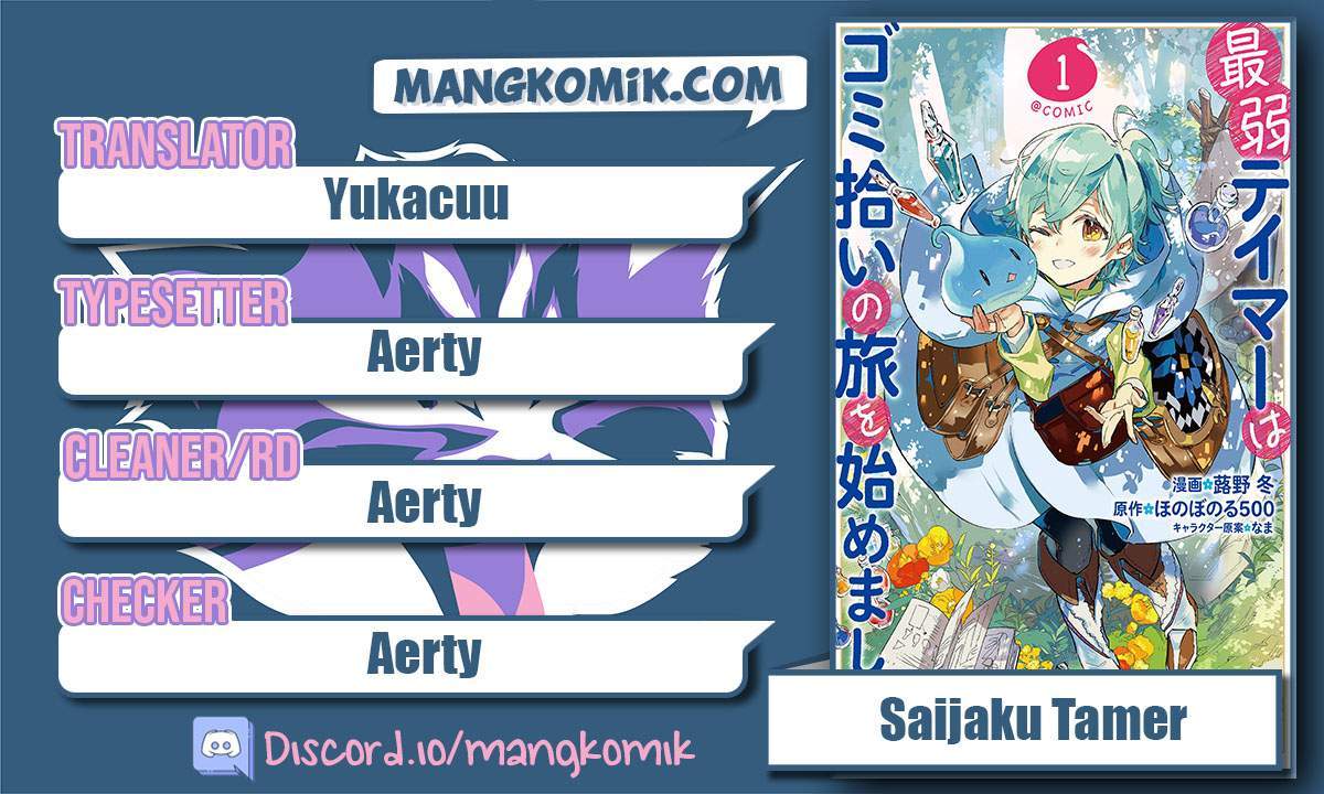 Baca Komik Saijaku Tamer wa Gomi Hiroi no Tabi wo Hajimemashita Chapter 11.1 Gambar 1