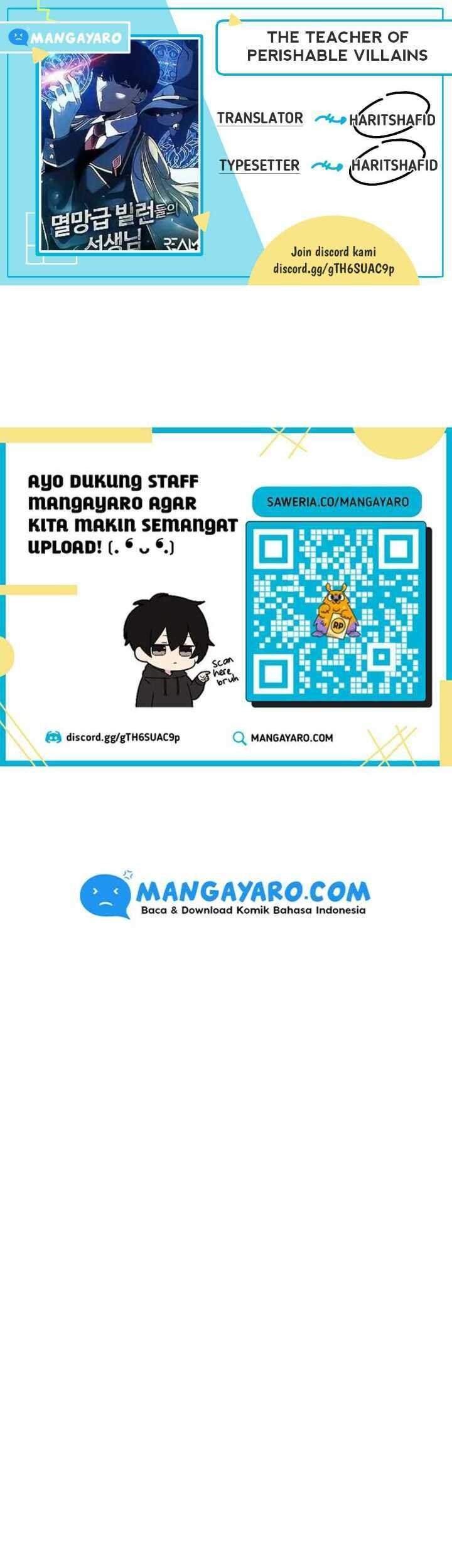 Baca Komik The Teacher of Perishable Villains Chapter 1 Gambar 1